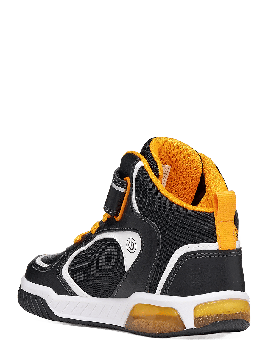 GEOX - J INEK BOY A - madala säärega tossud - black/orange - 1