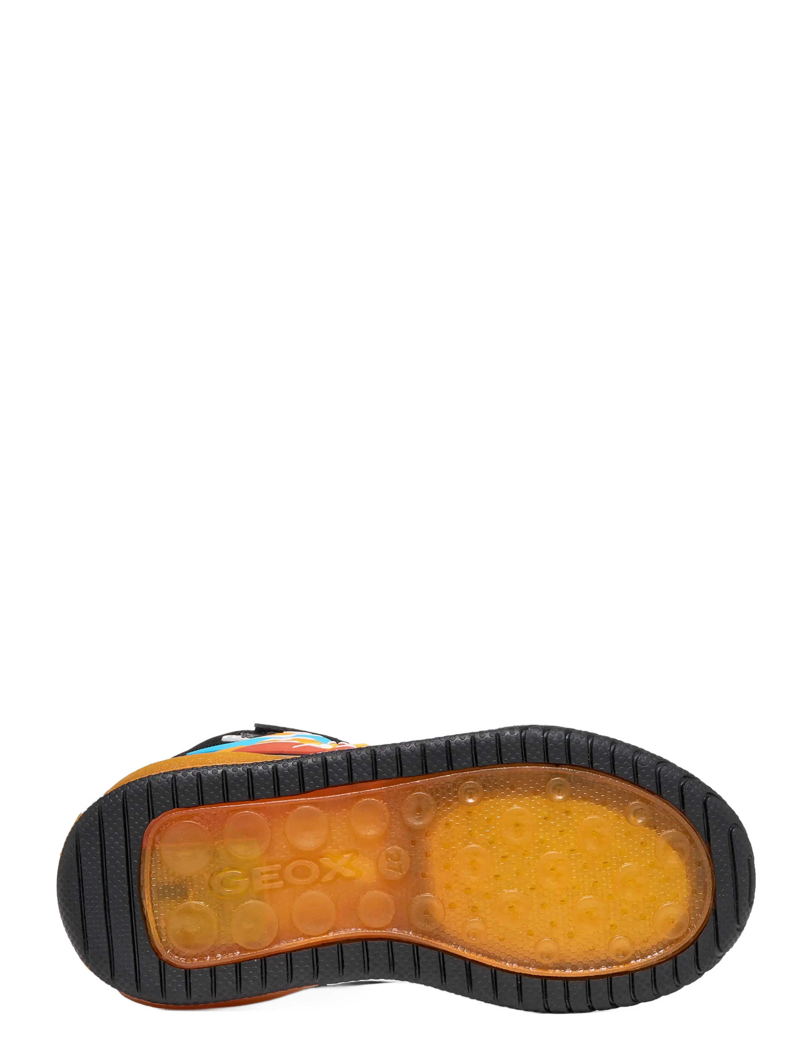GEOX - J INEK BOY A - madala säärega tossud - black/orange - 4