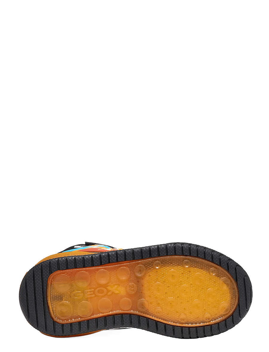 GEOX - J INEK BOY A - madala säärega tossud - black/orange - 4