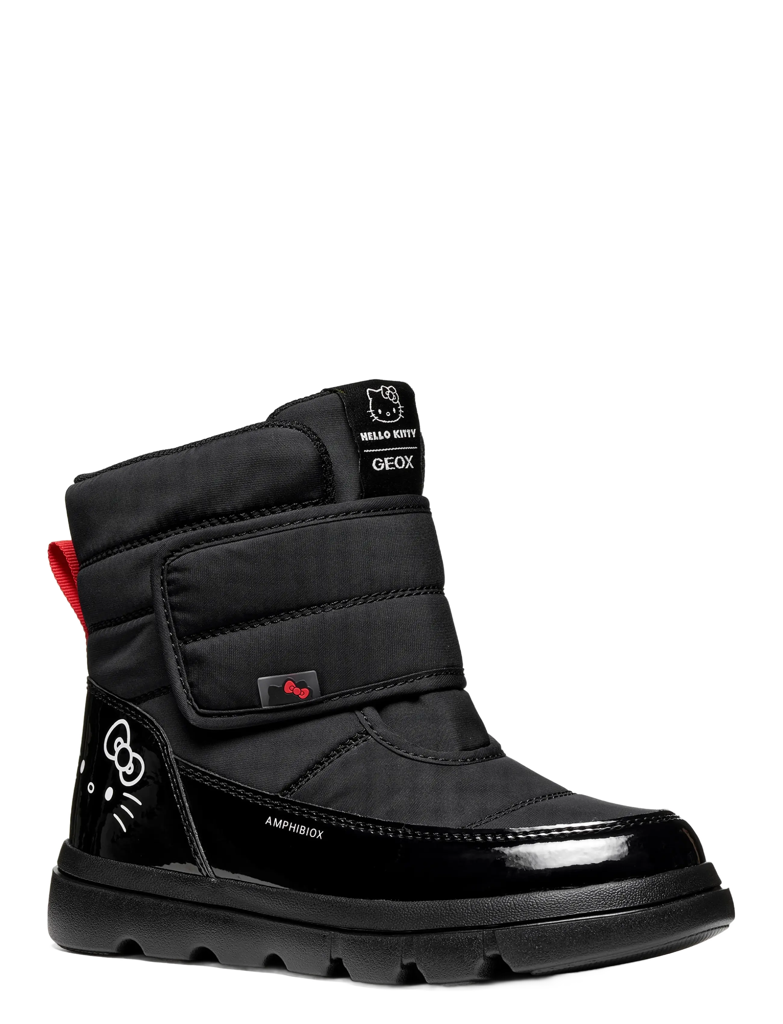 GEOX J Willaboom Girl B A, Kinder, Hello Kitty Winterstiefel, Schwarz, Gr.35