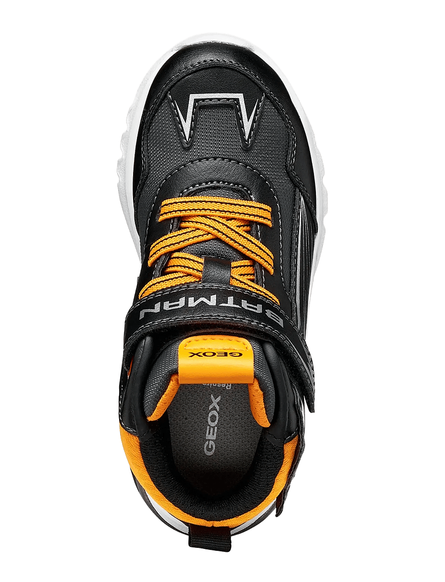 GEOX - J CIBERDRON BOY E - madala säärega tossud - black/light orange - 3