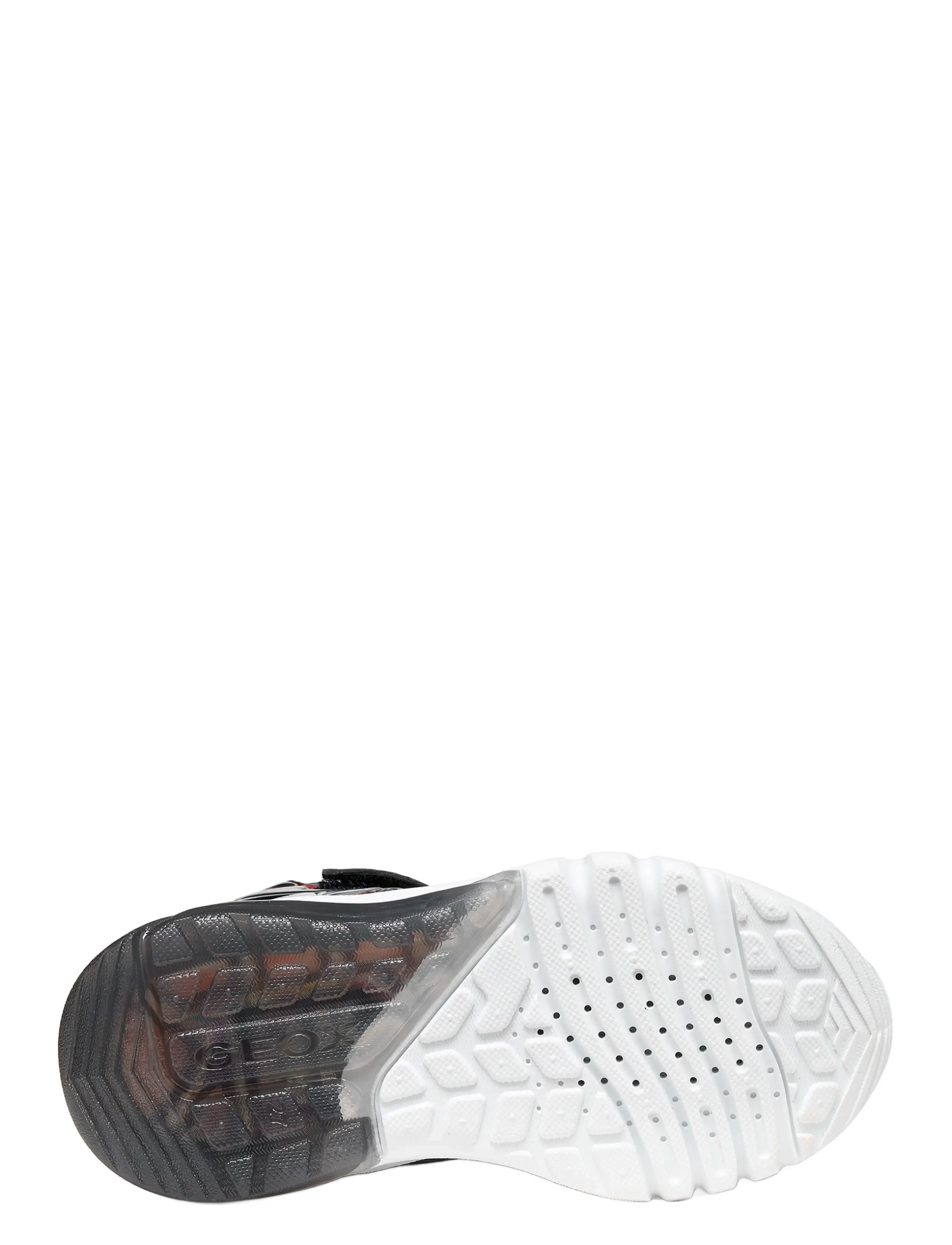 GEOX - J CIBERDRON BOY E - madala säärega tossud - black/light orange - 4
