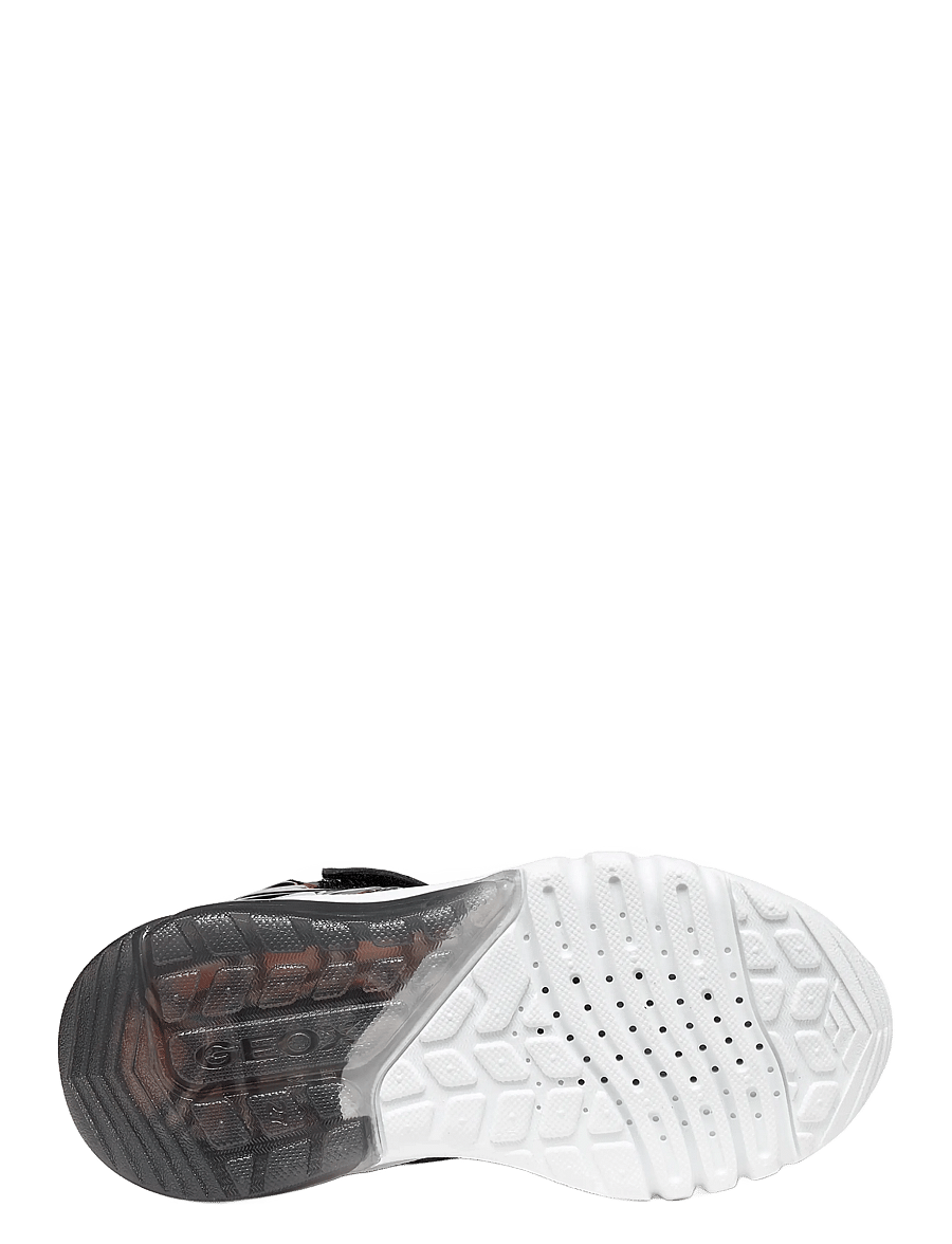 GEOX - J CIBERDRON BOY E - madala säärega tossud - black/light orange - 4