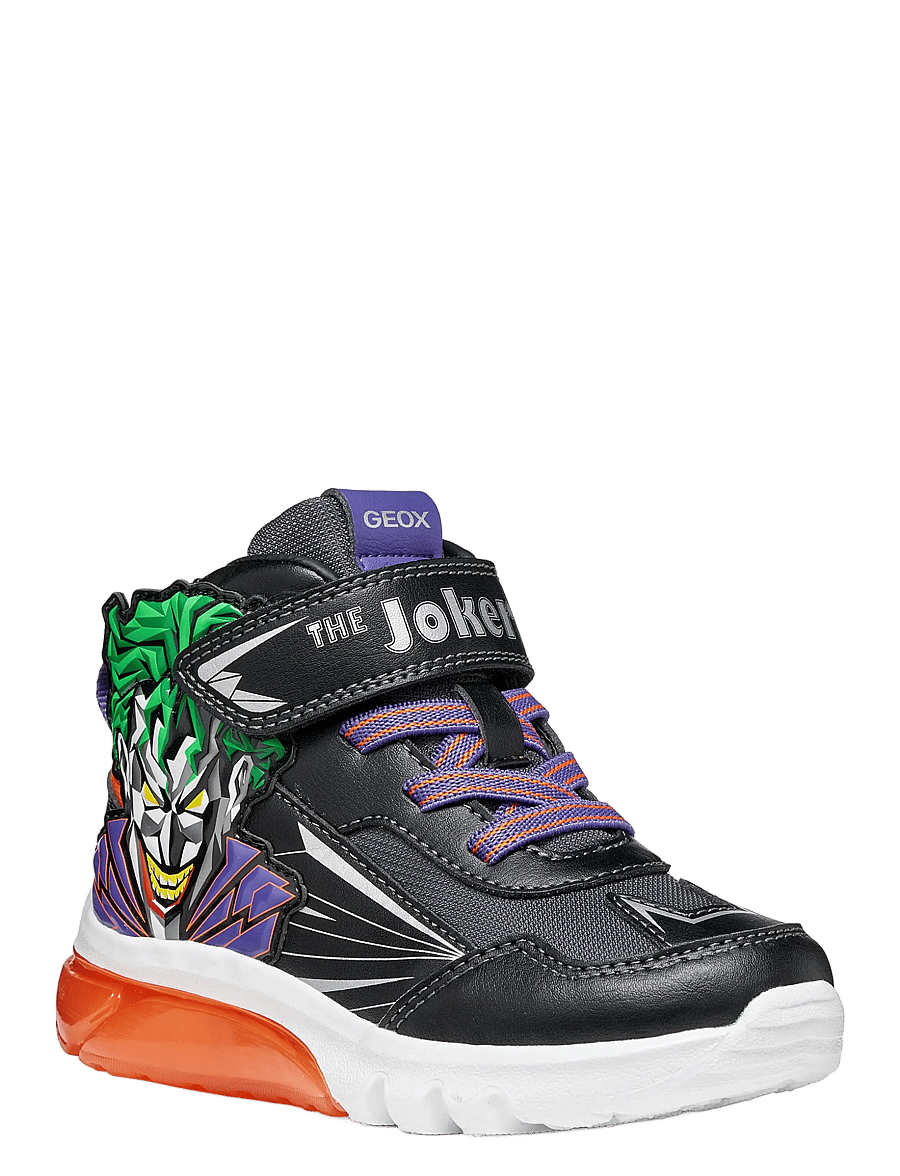 GEOX - J CIBERDRON BOY G - hoher schnitt - black/orange - 0