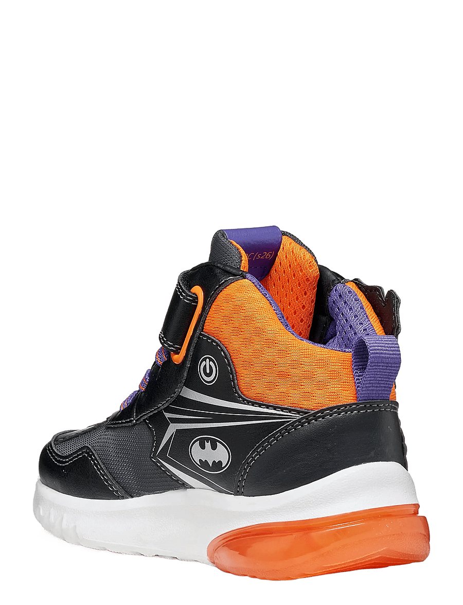 GEOX - J CIBERDRON BOY G - hoher schnitt - black/orange - 2