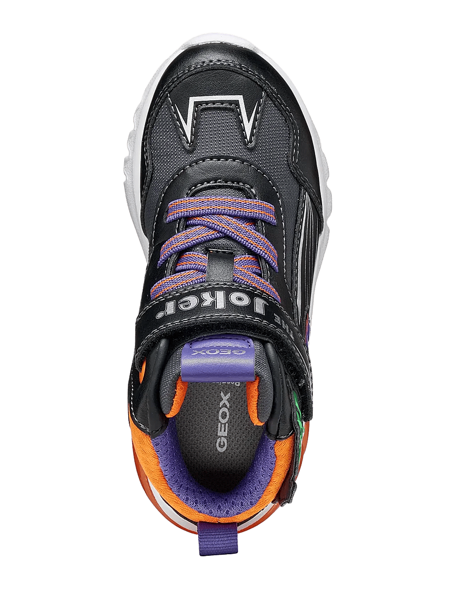 GEOX - J CIBERDRON BOY G - hoher schnitt - black/orange - 3