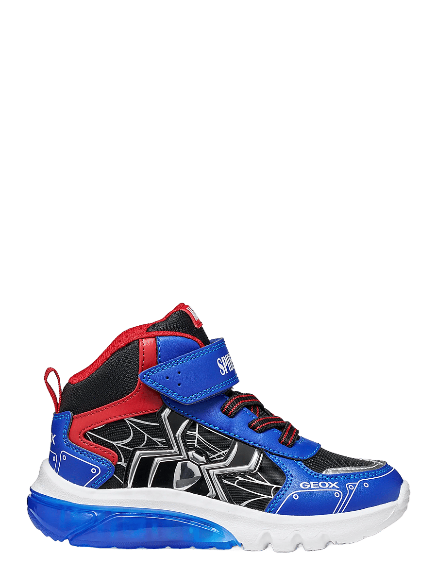 GEOX - J CIBERDRON BOY J - hoher schnitt - black/royal - 1