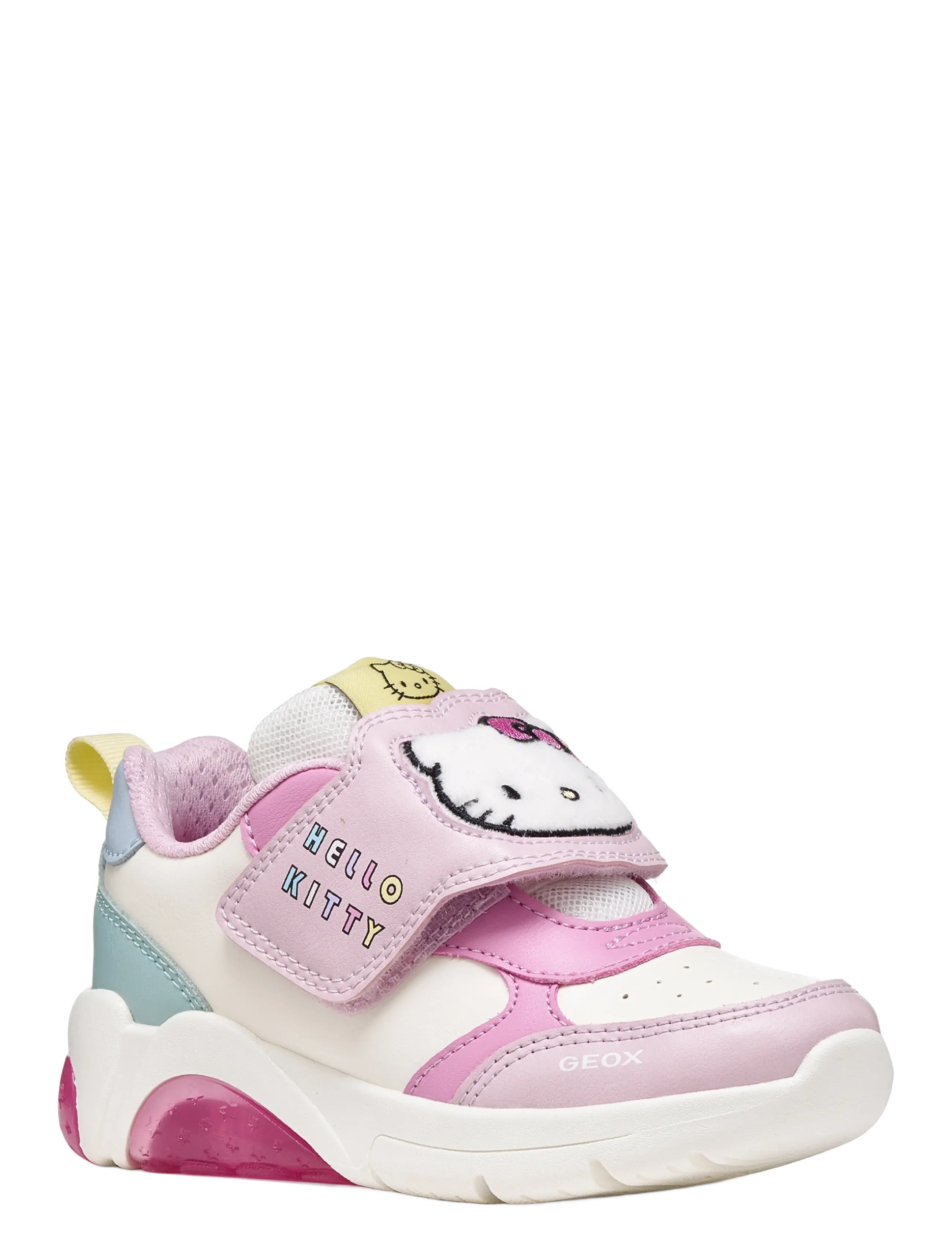 GEOX J FADINLIGHT GIRL D - Jalanõud - PINK/MULIGHTICOLOUR / pink/rose