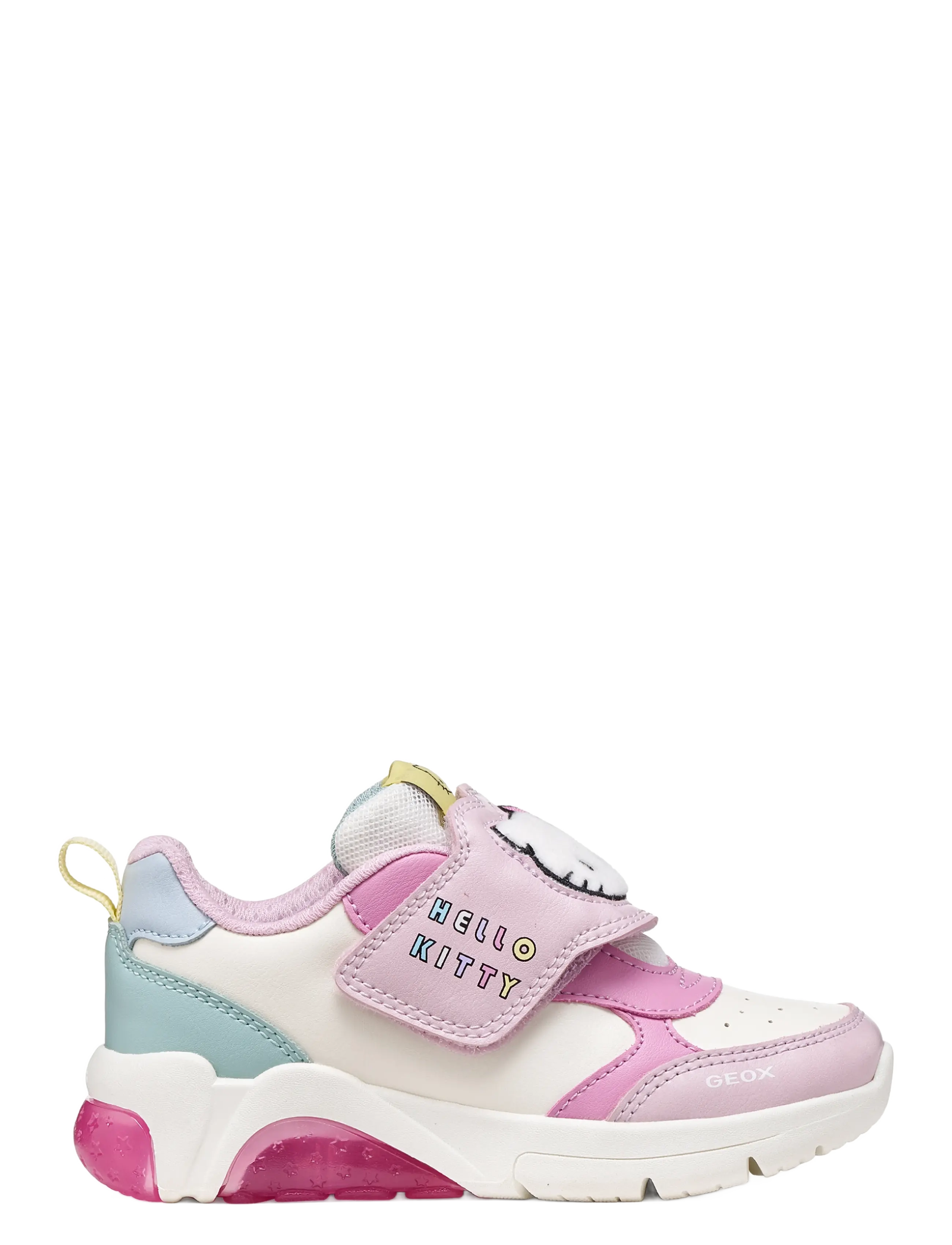 GEOX - J FADINLIGHT GIRL D - kõrge säärega tossud - pink/mulighticolour - 2