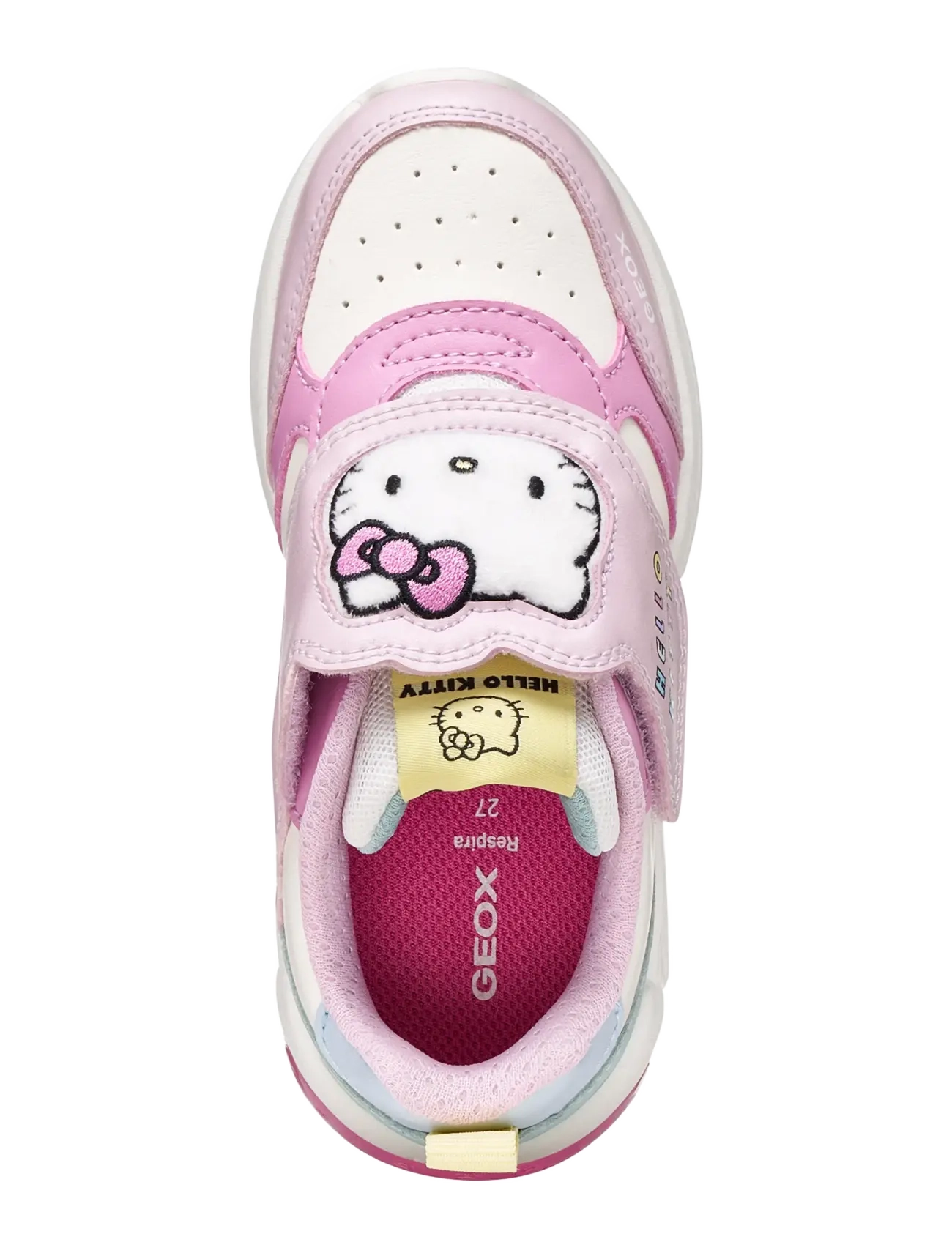 GEOX - J FADINLIGHT GIRL D - kõrge säärega tossud - pink/mulighticolour - 3
