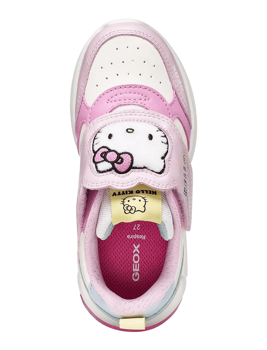 GEOX - J FADINLIGHT GIRL D - kõrge säärega tossud - pink/mulighticolour - 3