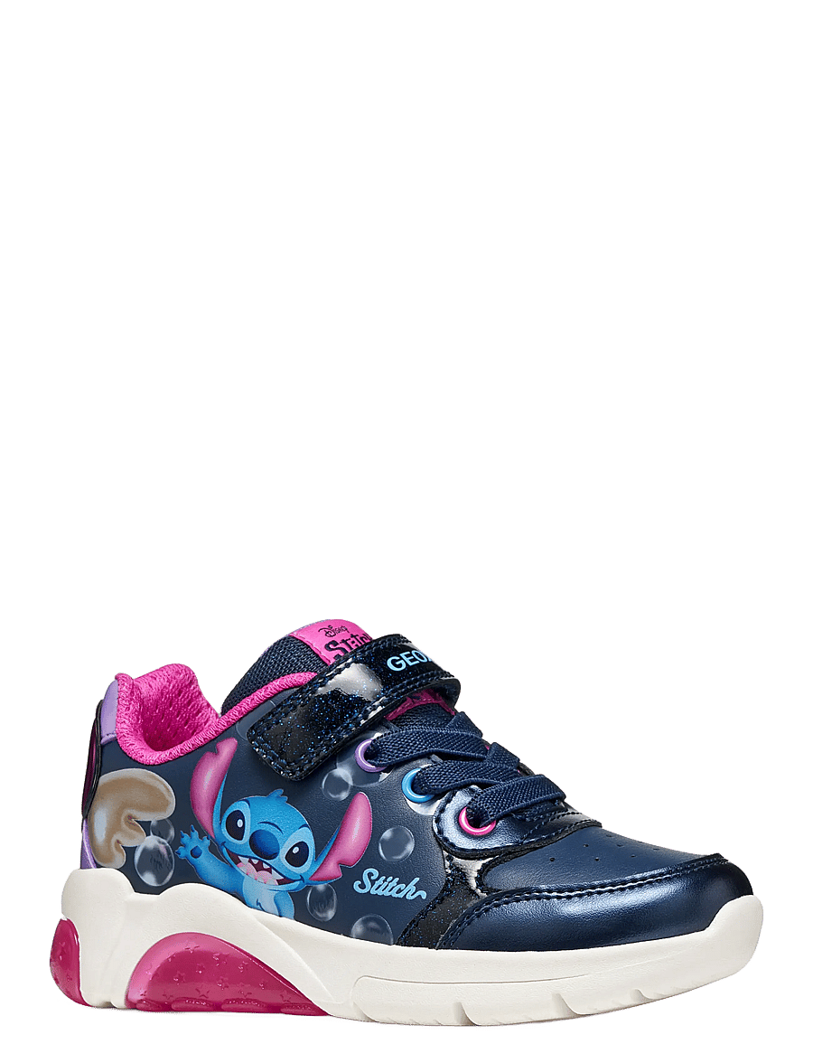 GEOX - J FADINLIGHT GIRL E - niedriger schnitt - navy/fuchsia - 0