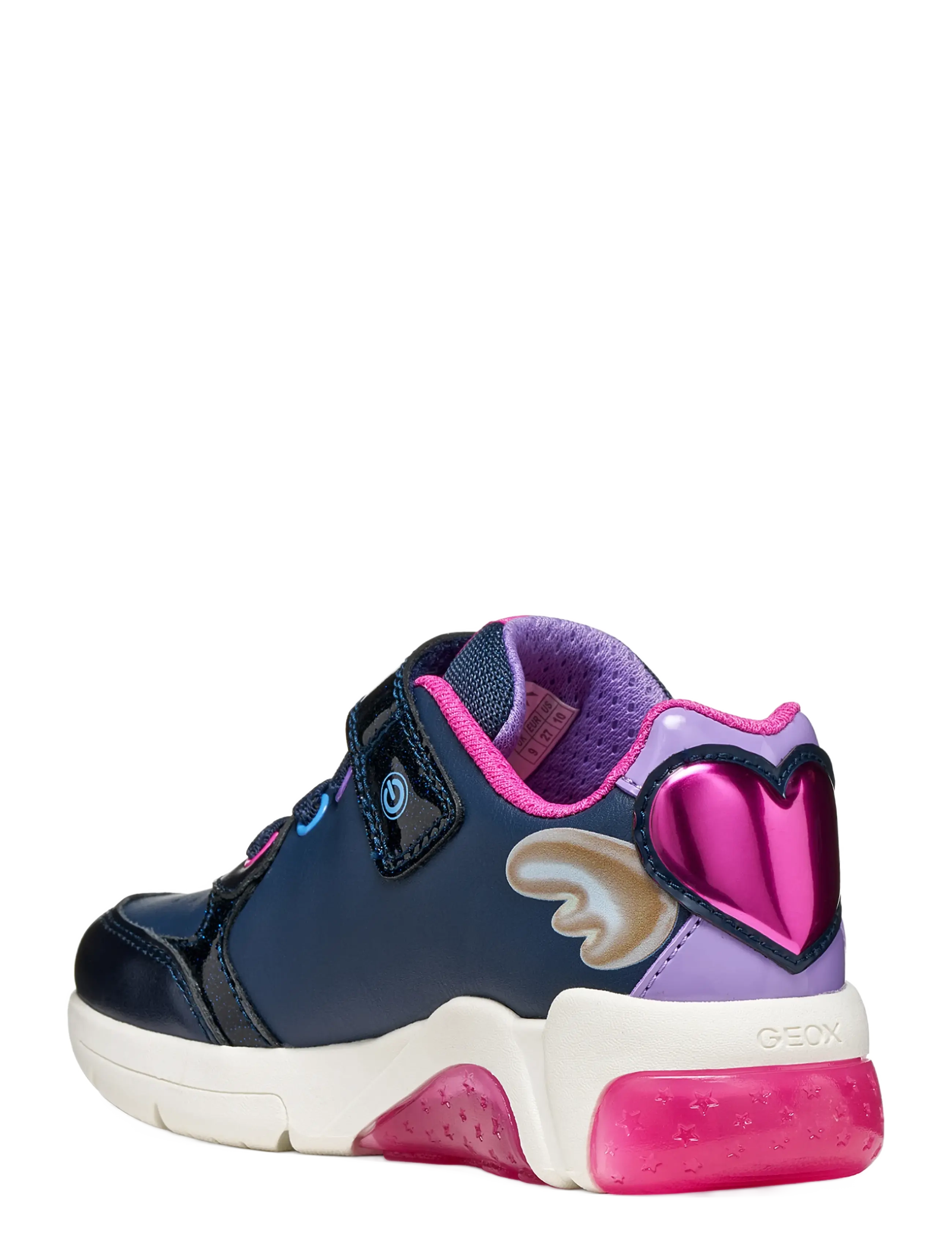 GEOX - J FADINLIGHT GIRL E - niedriger schnitt - navy/fuchsia - 2