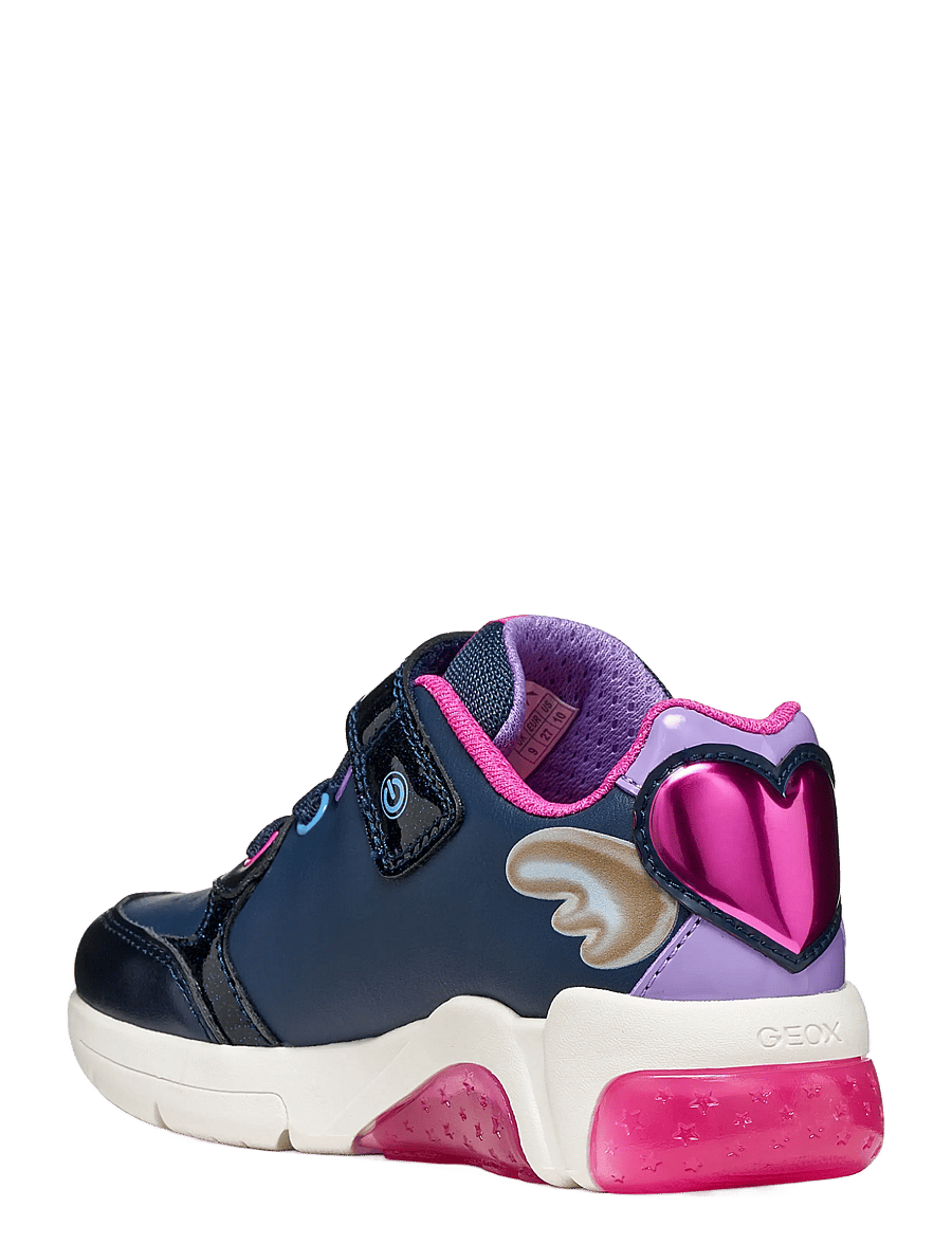GEOX - J FADINLIGHT GIRL E - niedriger schnitt - navy/fuchsia - 2