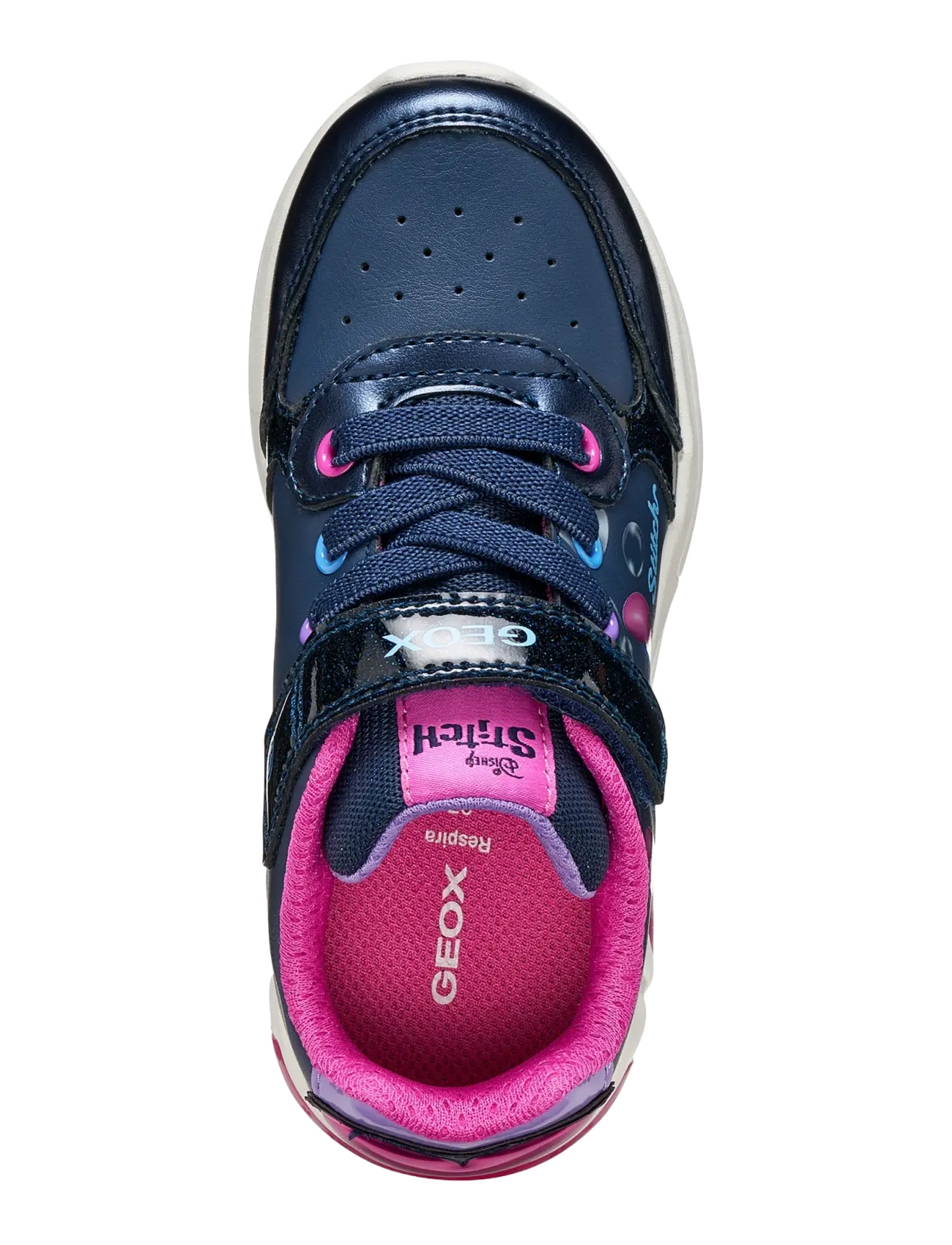 GEOX - J FADINLIGHT GIRL E - niedriger schnitt - navy/fuchsia - 3