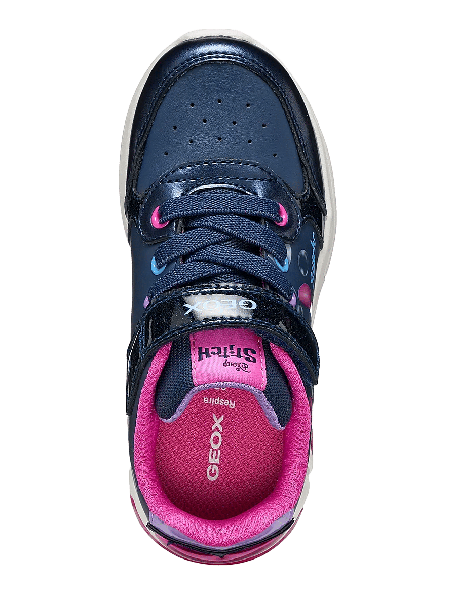GEOX - J FADINLIGHT GIRL E - niedriger schnitt - navy/fuchsia - 3
