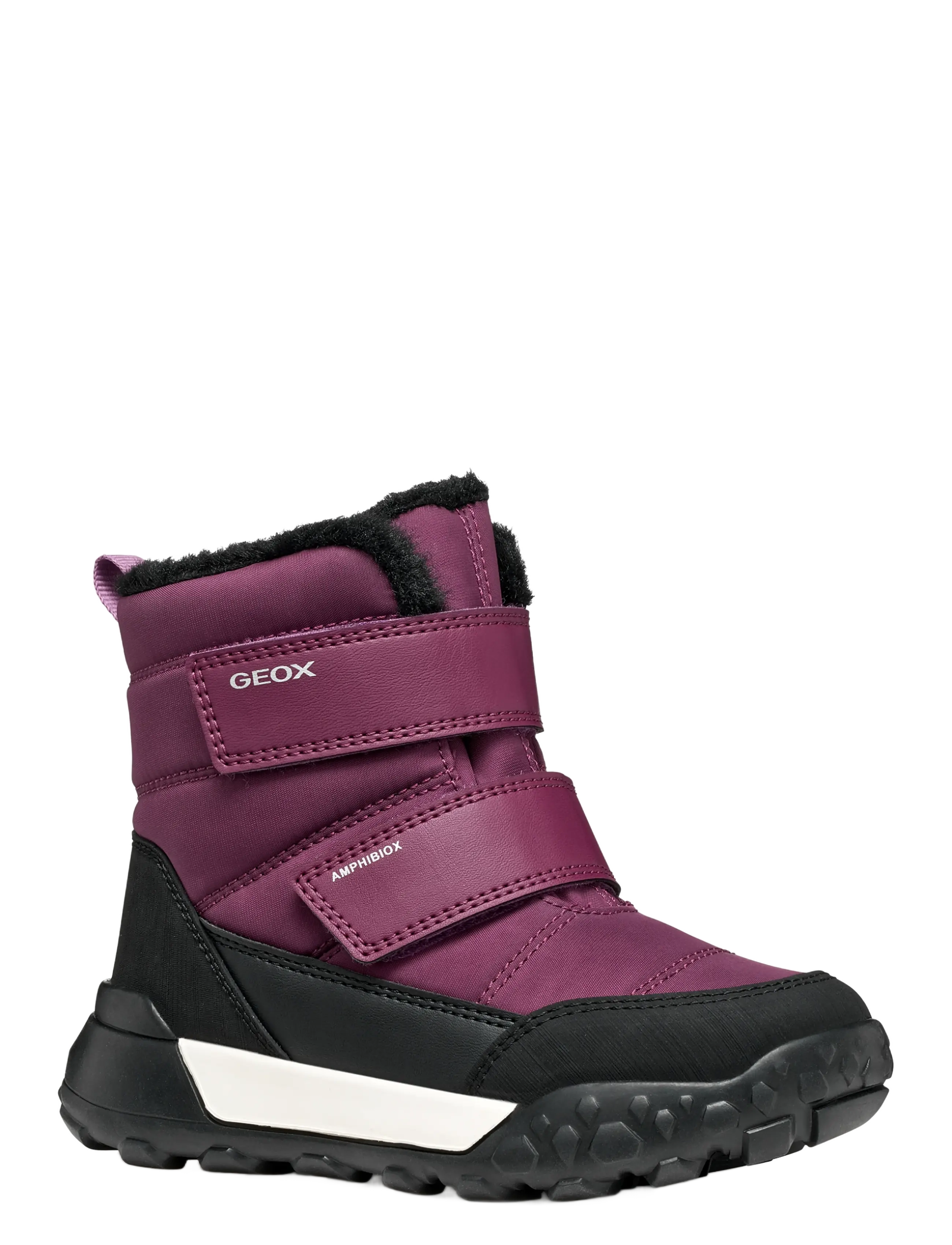 GEOX J TREKKYUP GIRL B AB - Winter boots - DARK PURPLE/FUCHSIA / purple