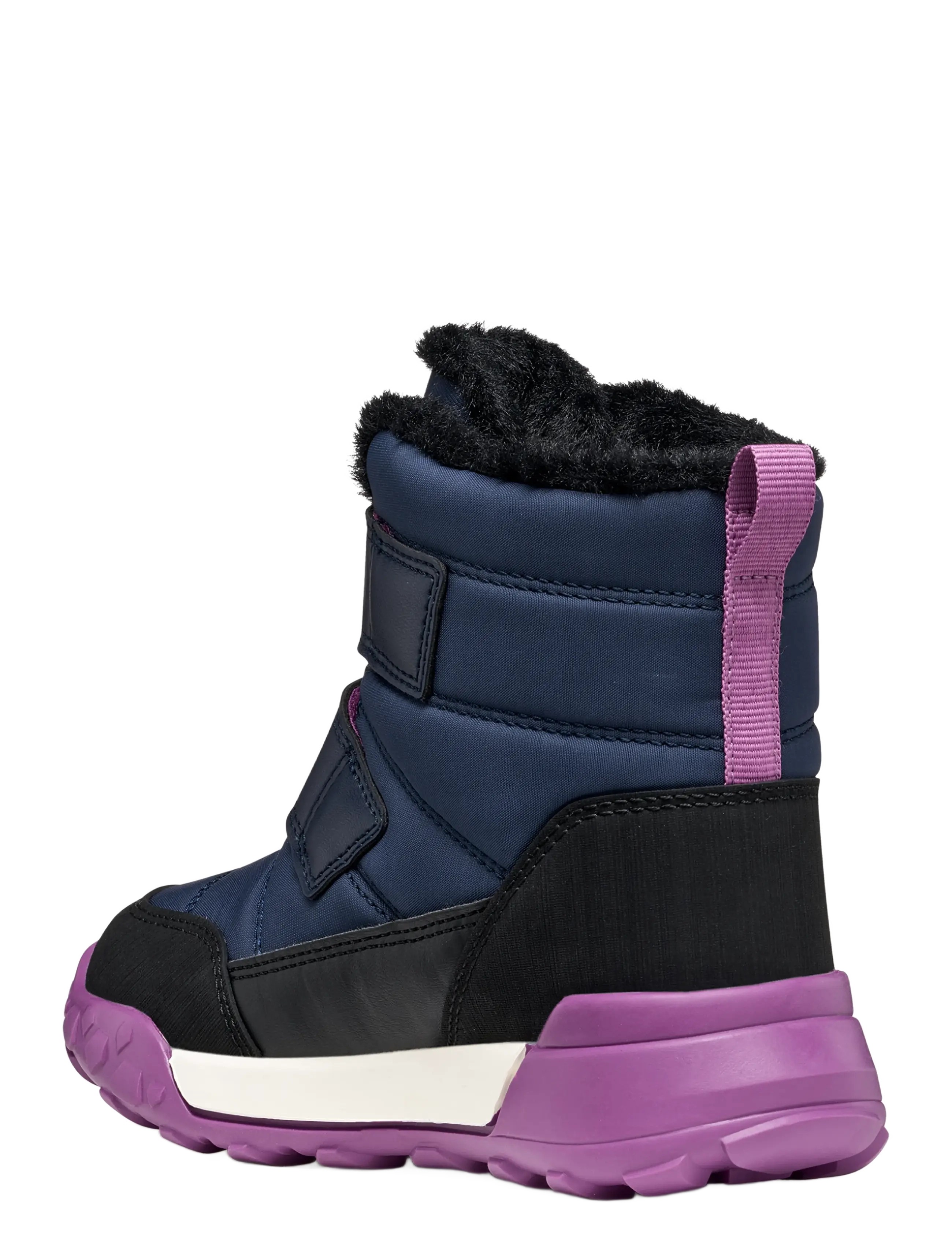 GEOX - J TREKKYUP GIRL B AB - winterstiefel - navy/cyclamen - 2