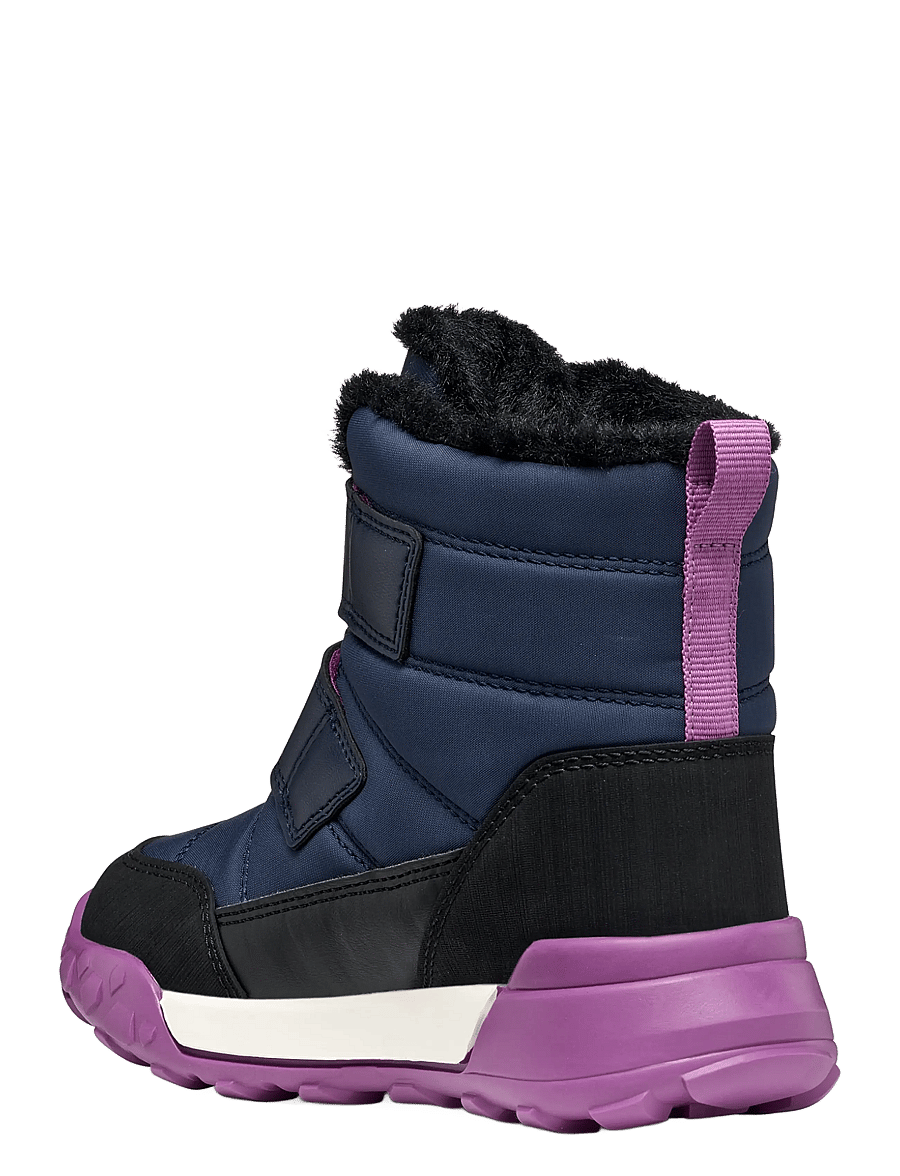 GEOX - J TREKKYUP GIRL B AB - winterstiefel - navy/cyclamen - 2