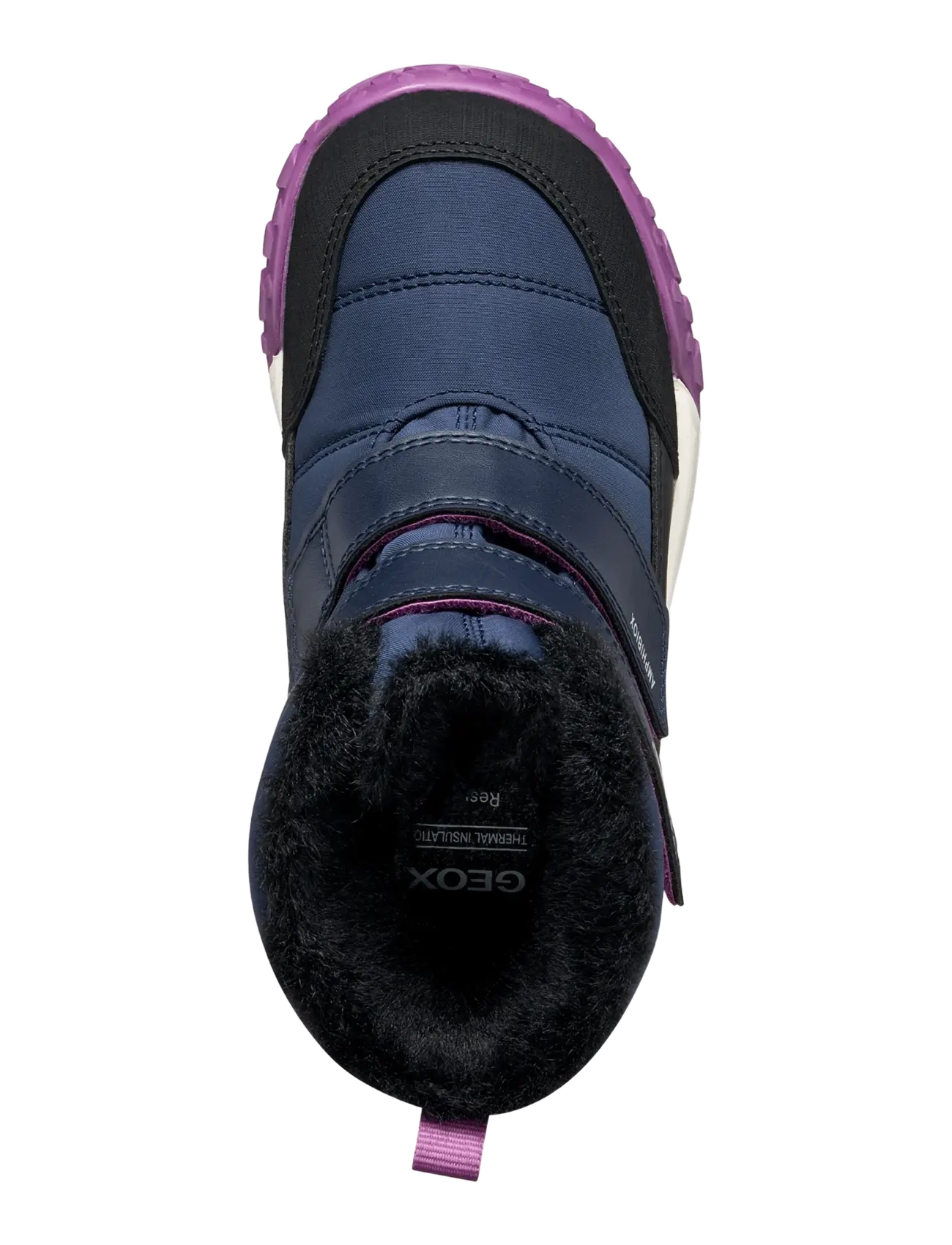 GEOX - J TREKKYUP GIRL B AB - winterstiefel - navy/cyclamen - 3
