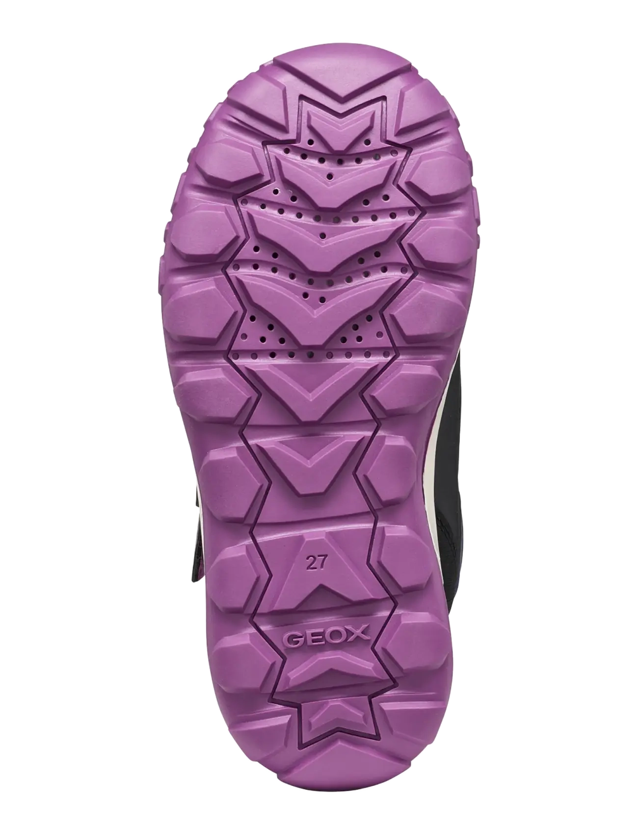 GEOX - J TREKKYUP GIRL B AB - winterstiefel - navy/cyclamen - 4
