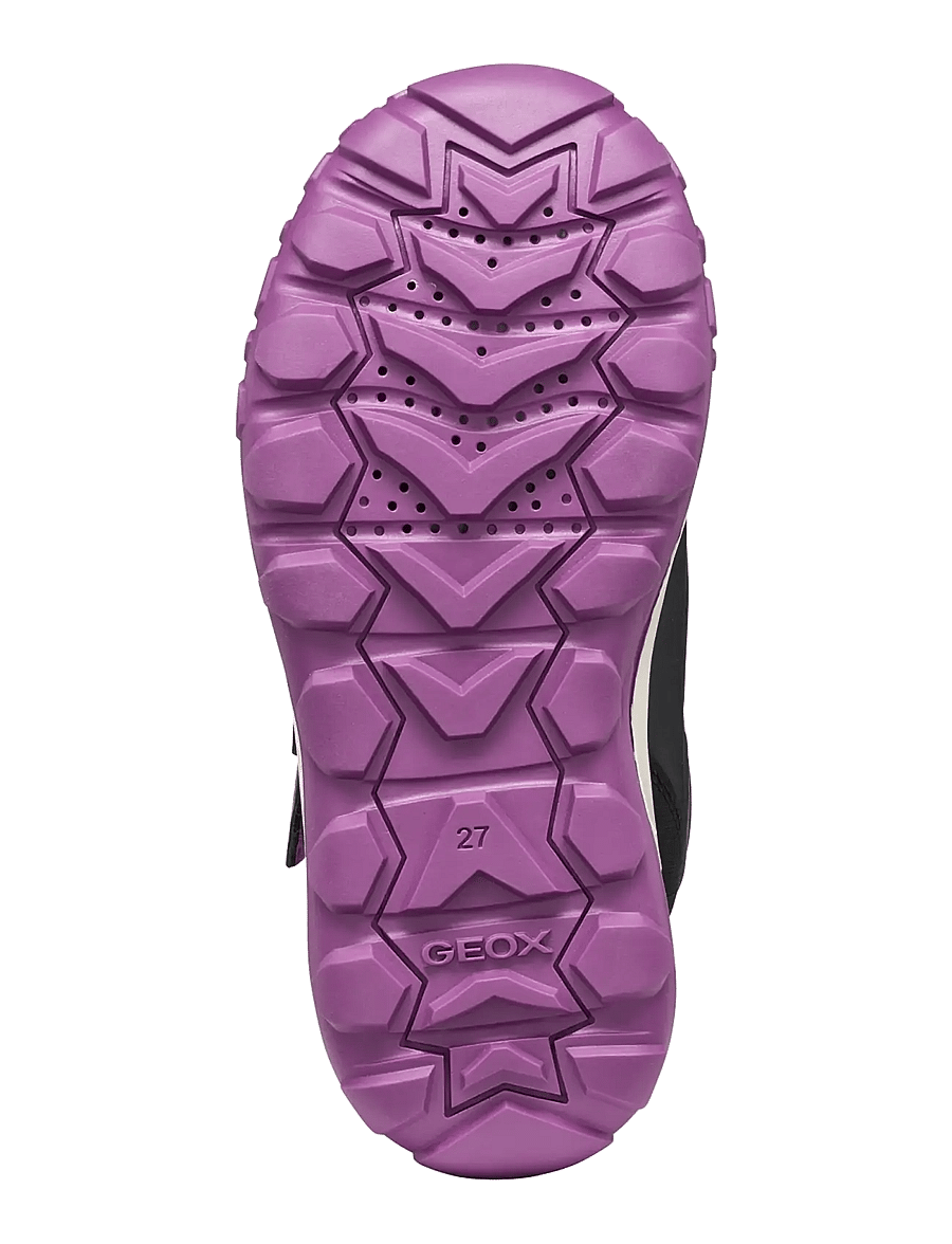 GEOX - J TREKKYUP GIRL B AB - winterstiefel - navy/cyclamen - 4