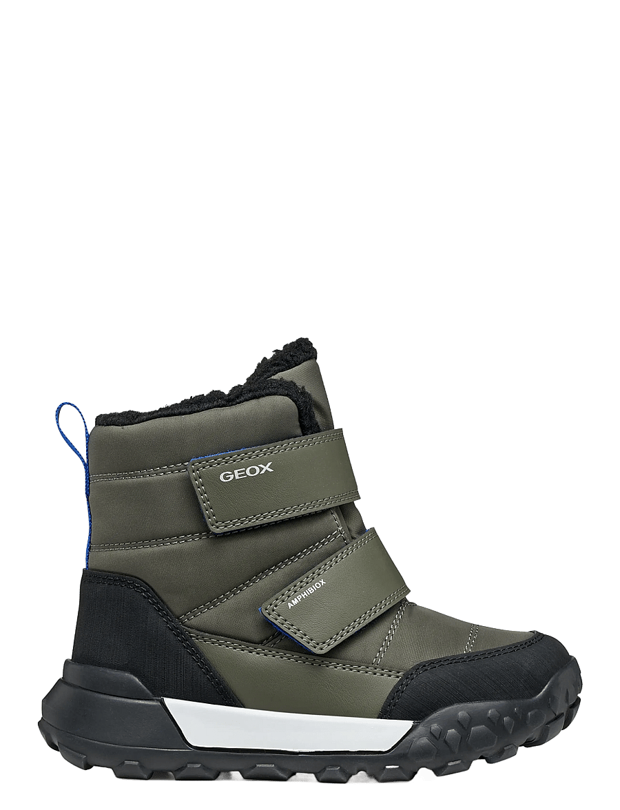 GEOX - J TREKKYUP BOY B ABX - winterstiefel - dark green/royal - 1