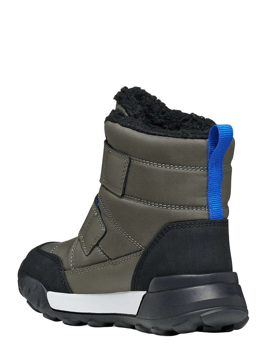 GEOX - J TREKKYUP BOY B ABX - winterstiefel - dark green/royal - 2