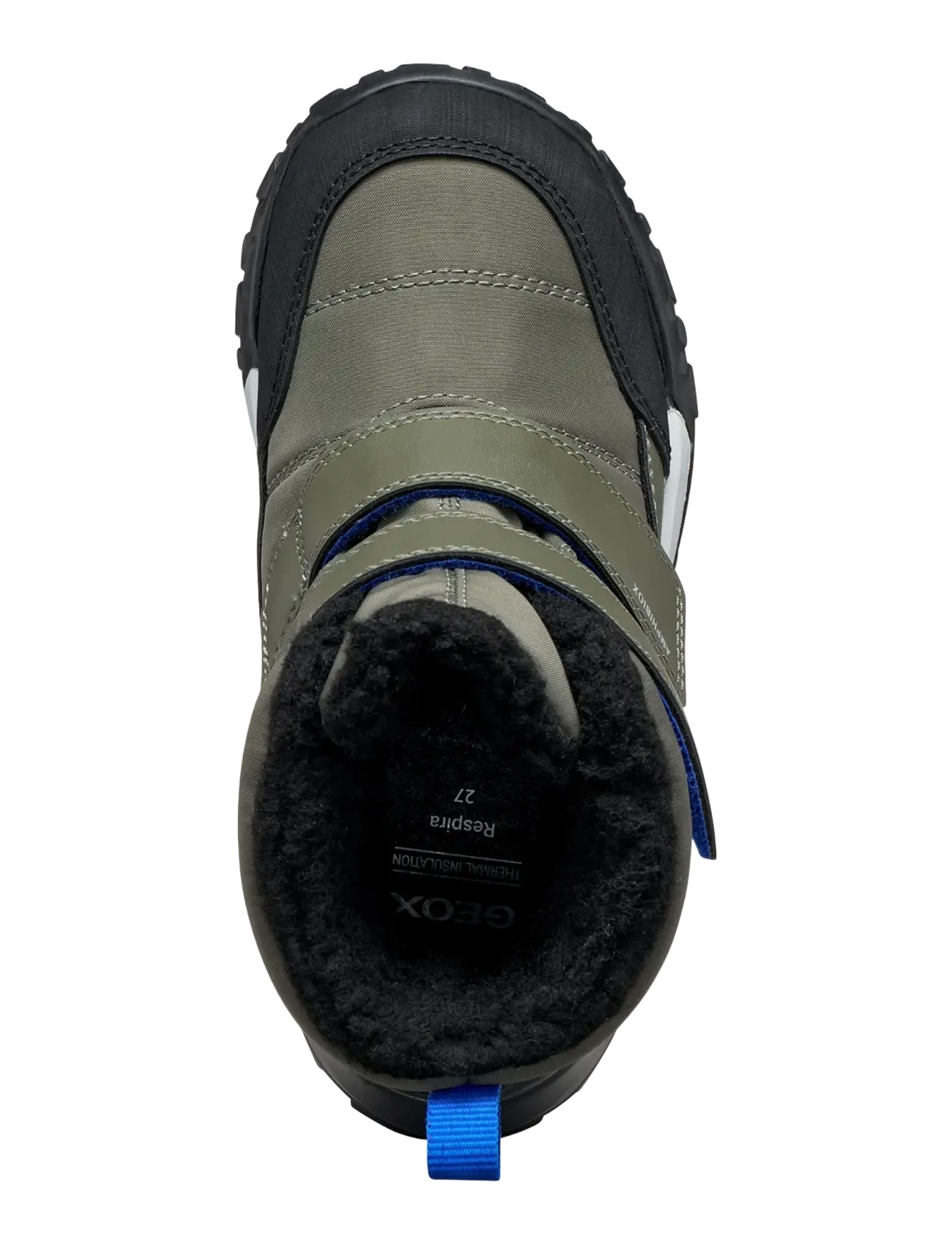 GEOX - J TREKKYUP BOY B ABX - winterstiefel - dark green/royal - 3