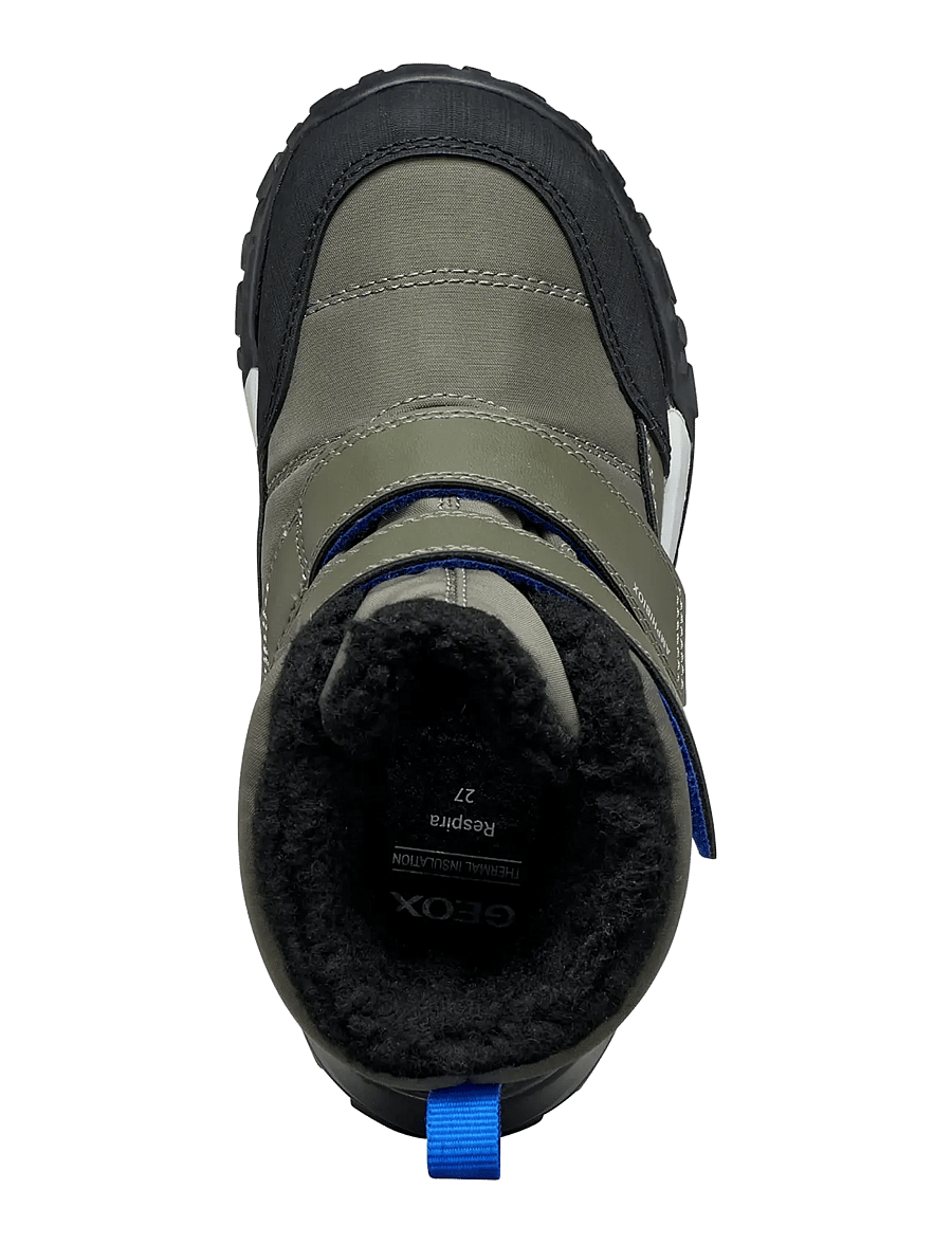 GEOX - J TREKKYUP BOY B ABX - winterstiefel - dark green/royal - 3
