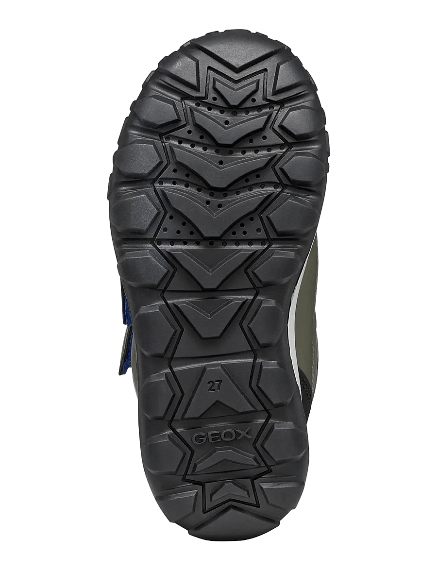 GEOX - J TREKKYUP BOY B ABX - winterstiefel - dark green/royal - 4