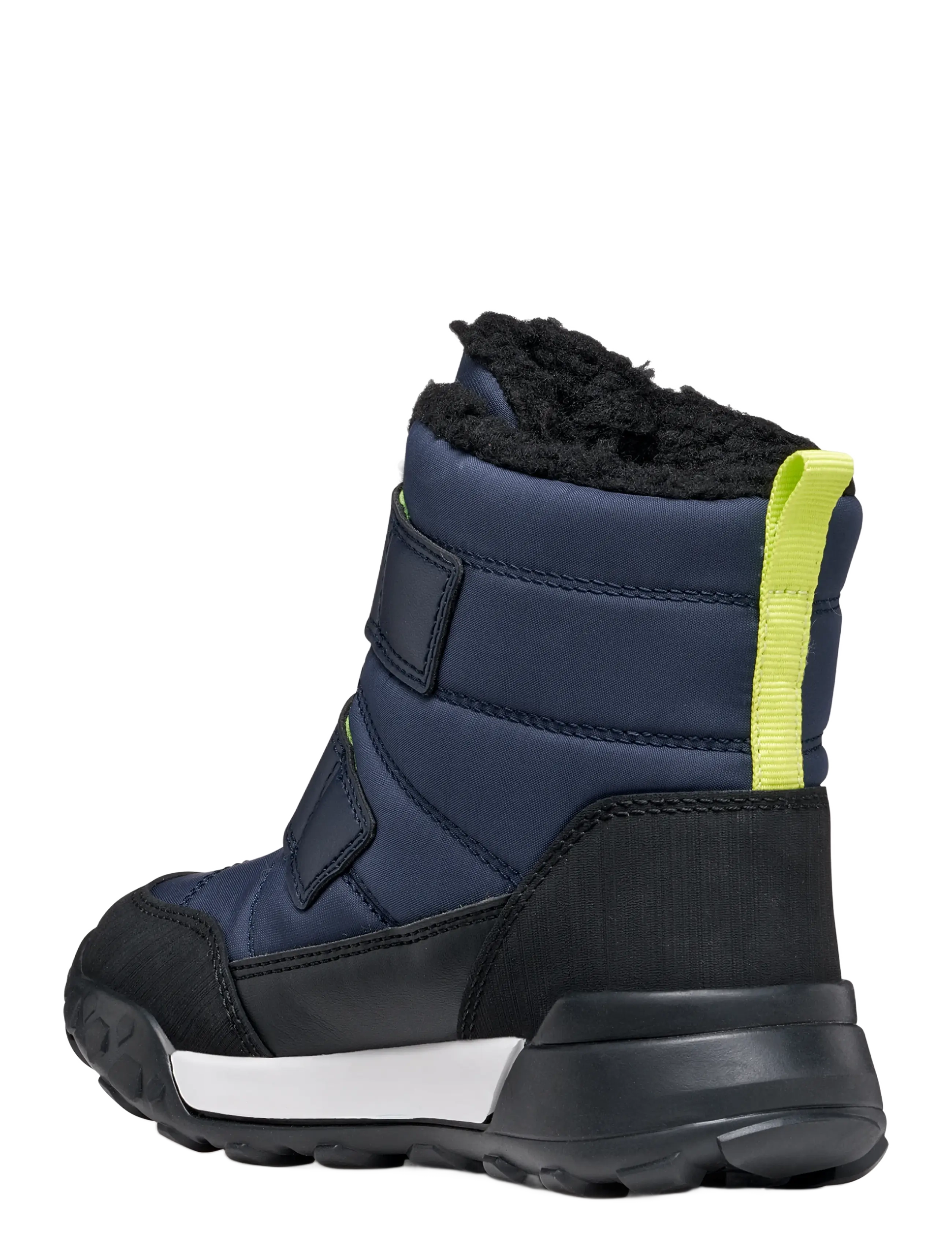 GEOX - J TREKKYUP BOY B ABX - winterstiefel - navy/lime - 1