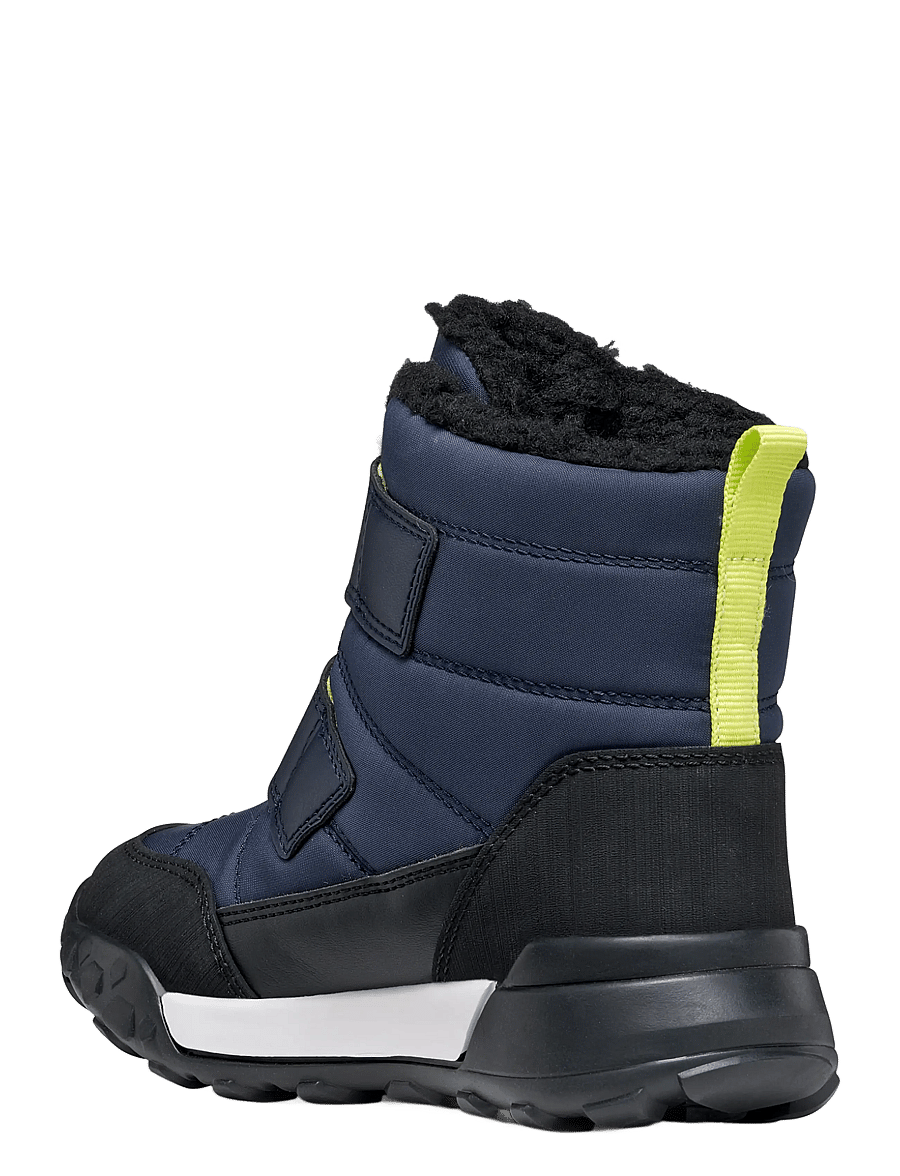 GEOX - J TREKKYUP BOY B ABX - winterstiefel - navy/lime - 1
