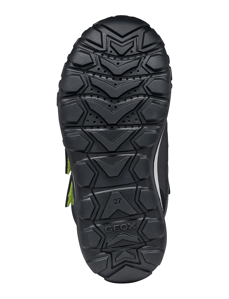 GEOX - J TREKKYUP BOY B ABX - winterstiefel - navy/lime - 3