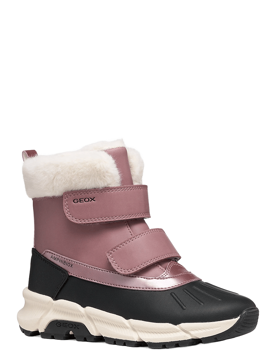 GEOX - J FLEXYPER PLUS GIRL - winterstiefel - dark rose/black - 0