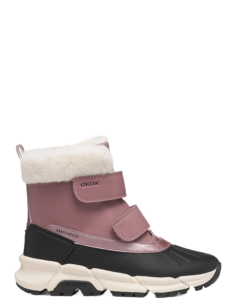 GEOX - J FLEXYPER PLUS GIRL - winterstiefel - dark rose/black - 1