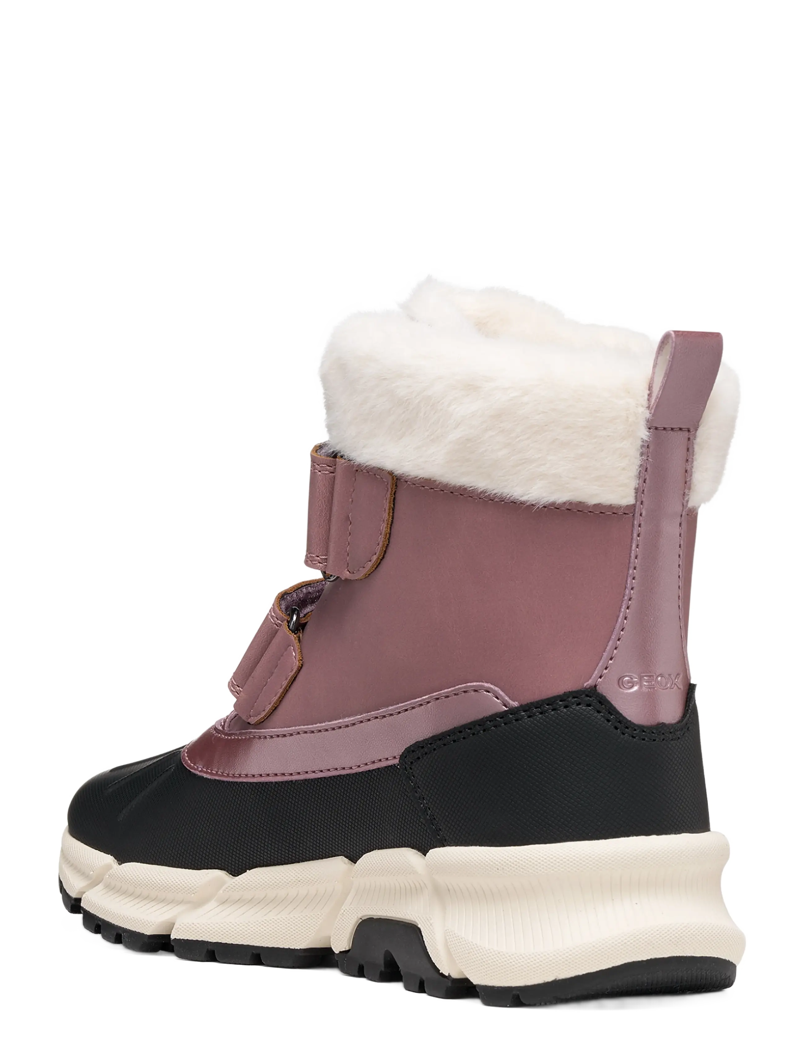 GEOX - J FLEXYPER PLUS GIRL - winterstiefel - dark rose/black - 2
