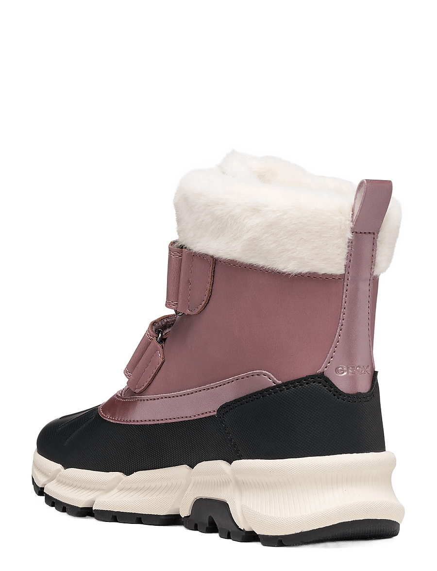 GEOX - J FLEXYPER PLUS GIRL - winterstiefel - dark rose/black - 2