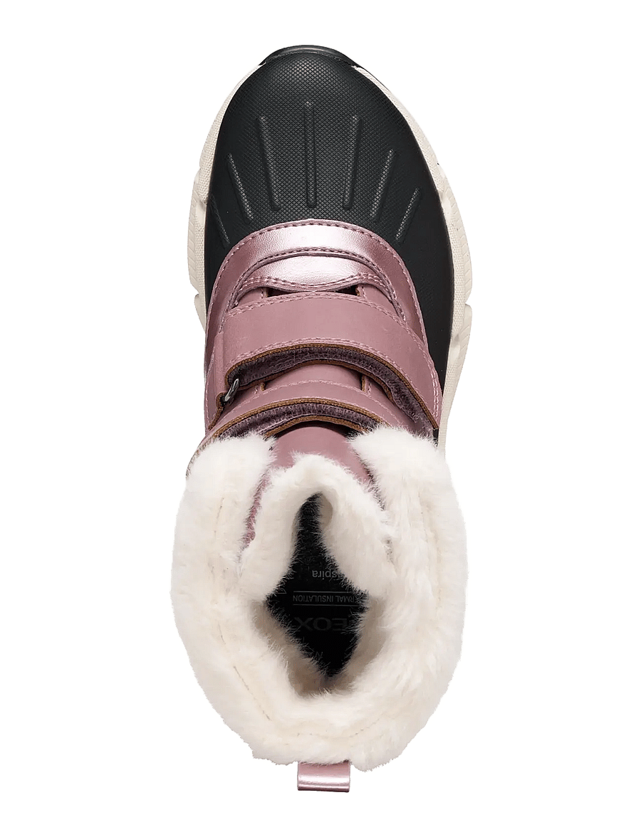 GEOX - J FLEXYPER PLUS GIRL - winterstiefel - dark rose/black - 3