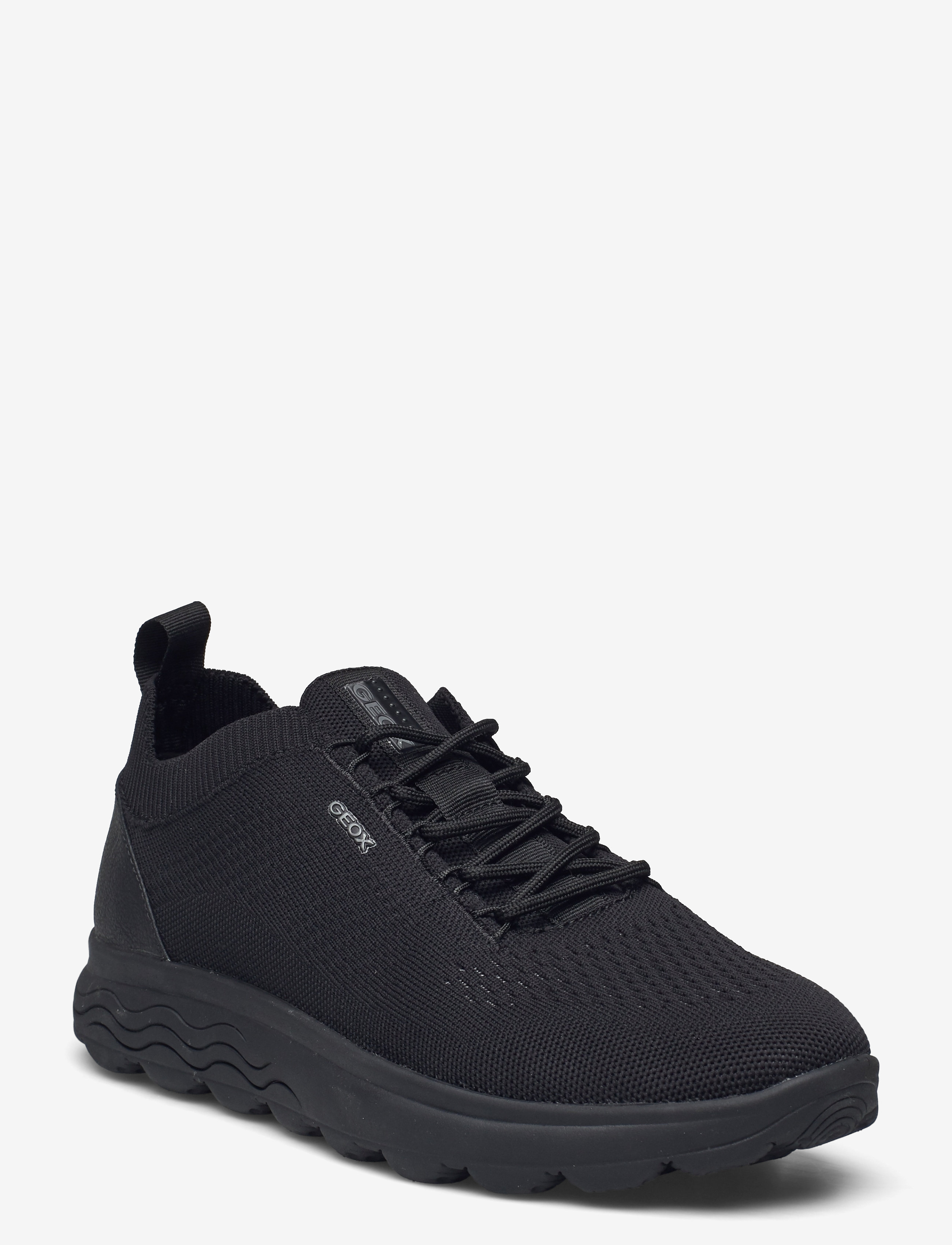 GEOX U SPHERICA A - Sneakers - BLACK / black