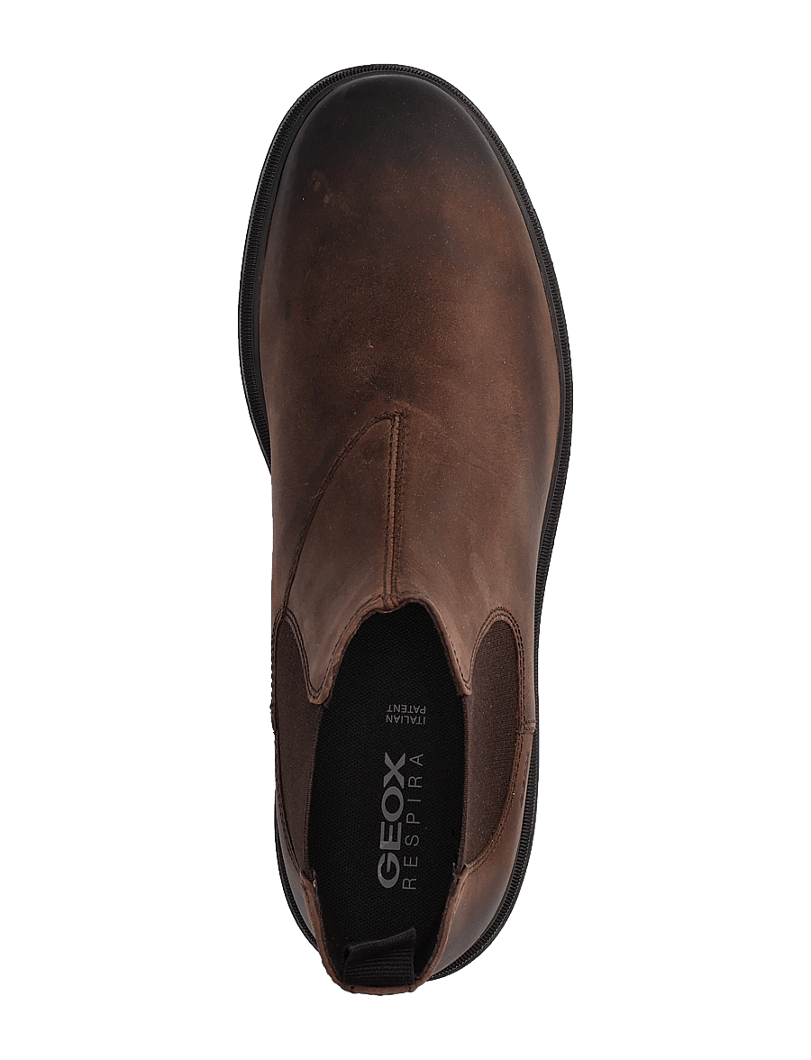 GEOX - U ANDALO A - chelsea boots - coffee - 3