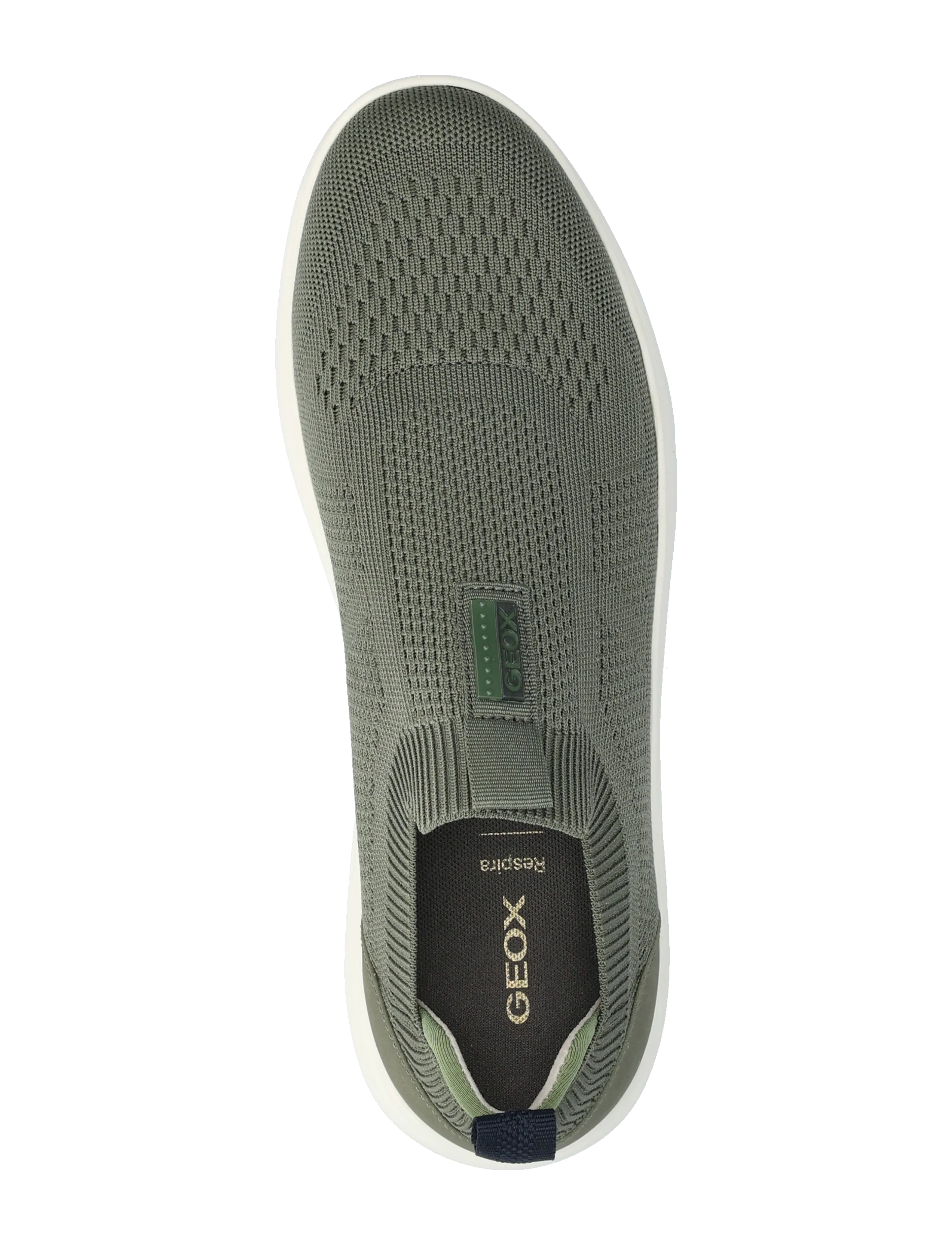 GEOX - U SPHERICA A - slip-on sneakers - dark green - 3