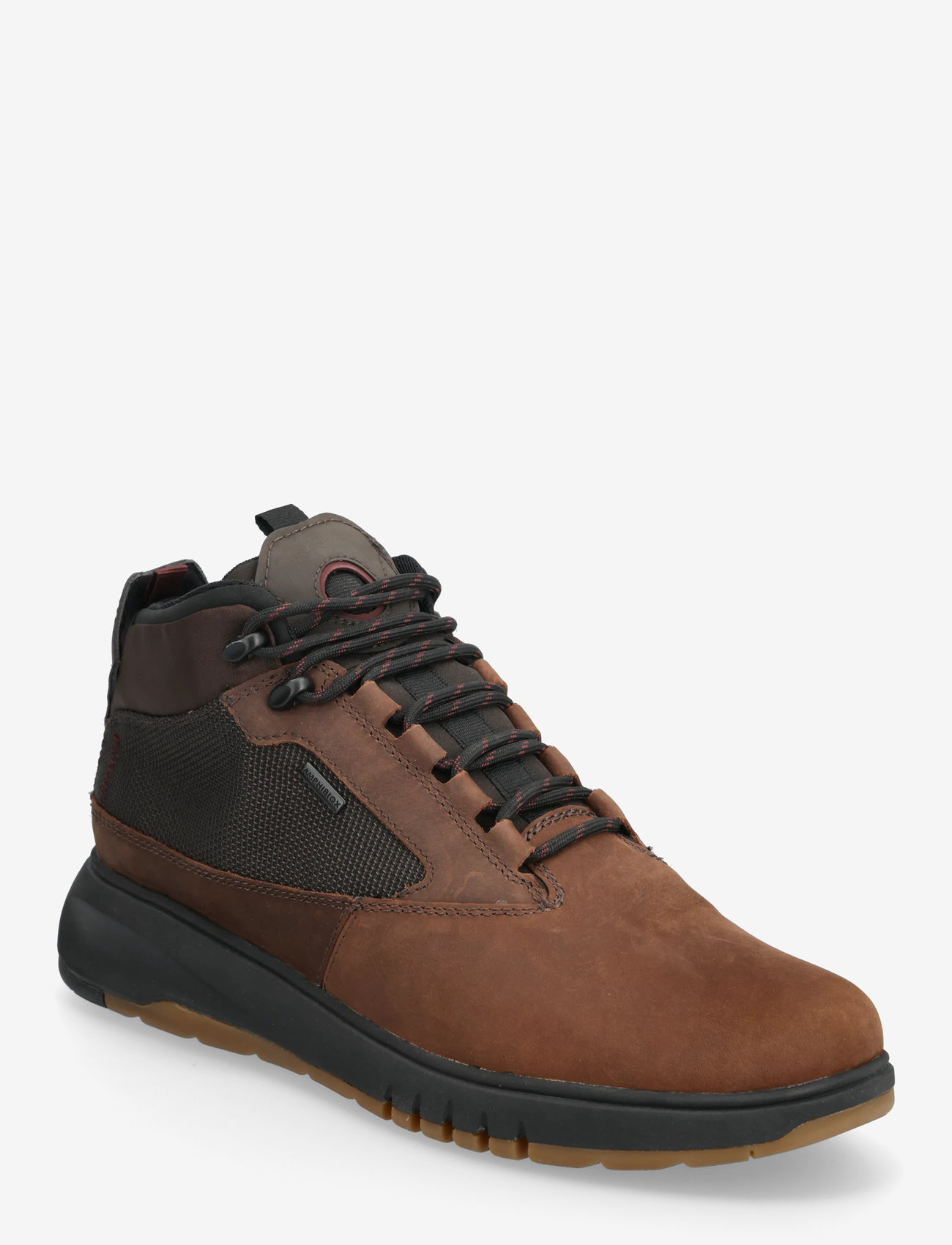 GEOX - U AERANTIS 4X4 B ABX - støvler med snøre - dark brown - 0