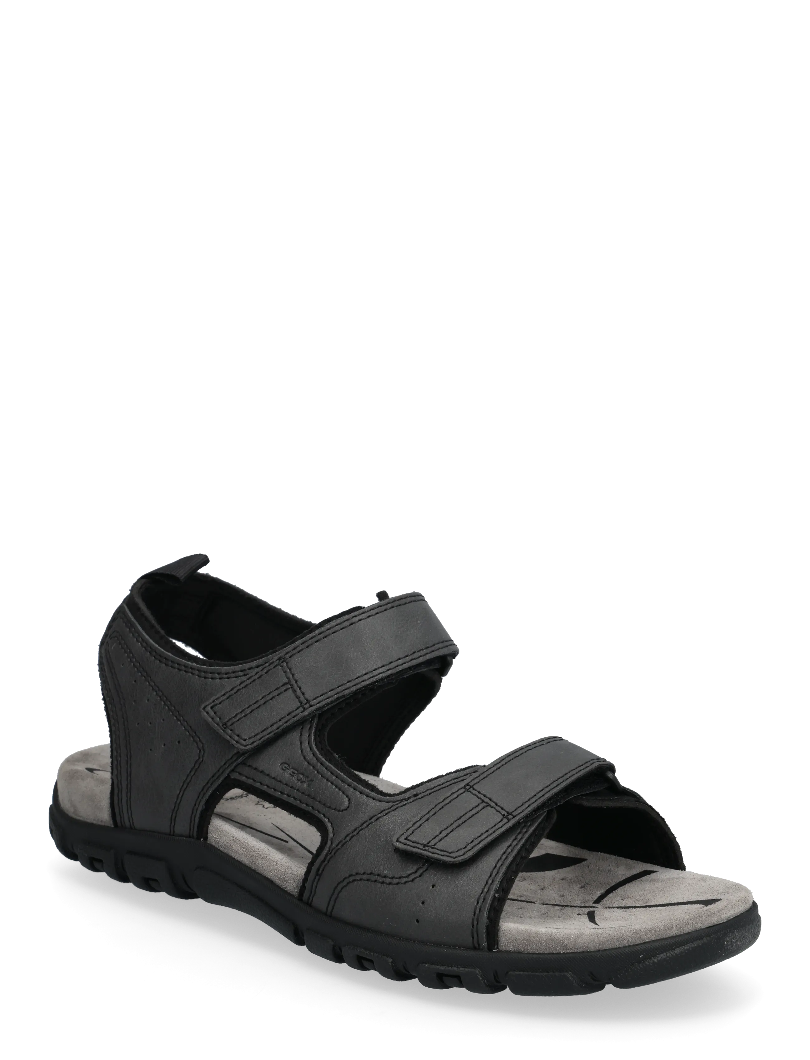 GEOX UOMO SANDAL STRADA B - Sandalen - BLACK / black
