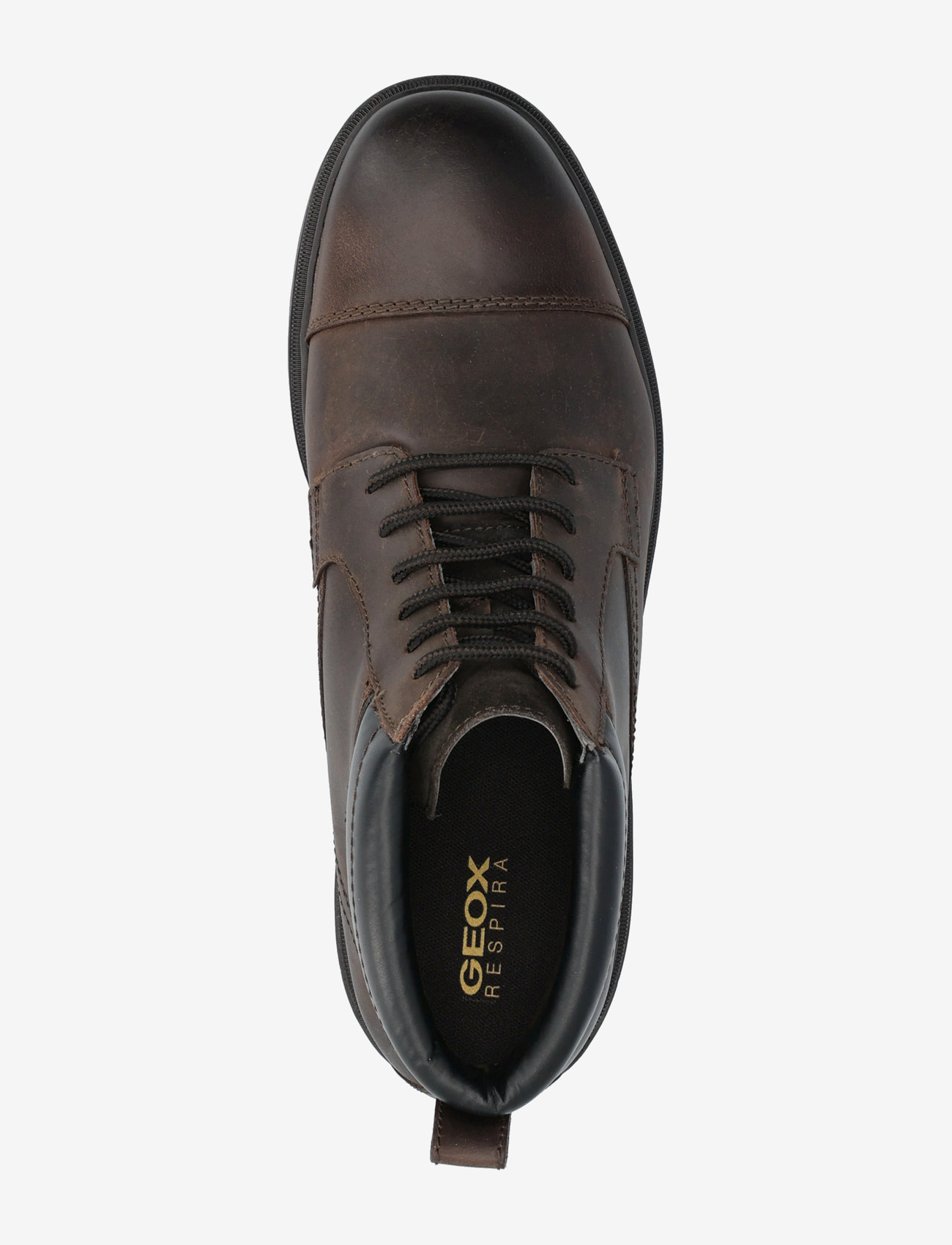 GEOX - U ANDALO A - støvler med snøre - coffee - 3