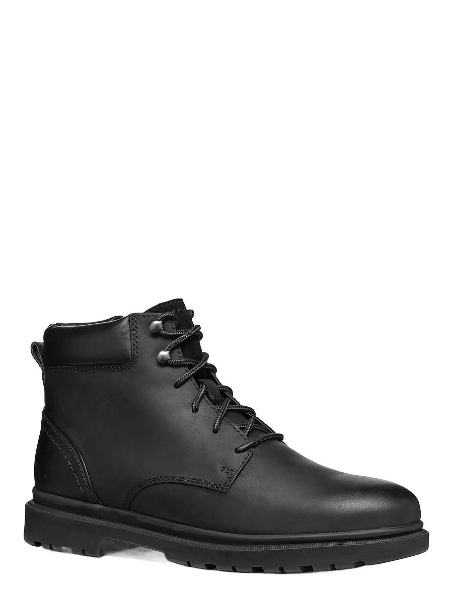 GEOX - U ANDALO C - støvler med snøre - black - 0