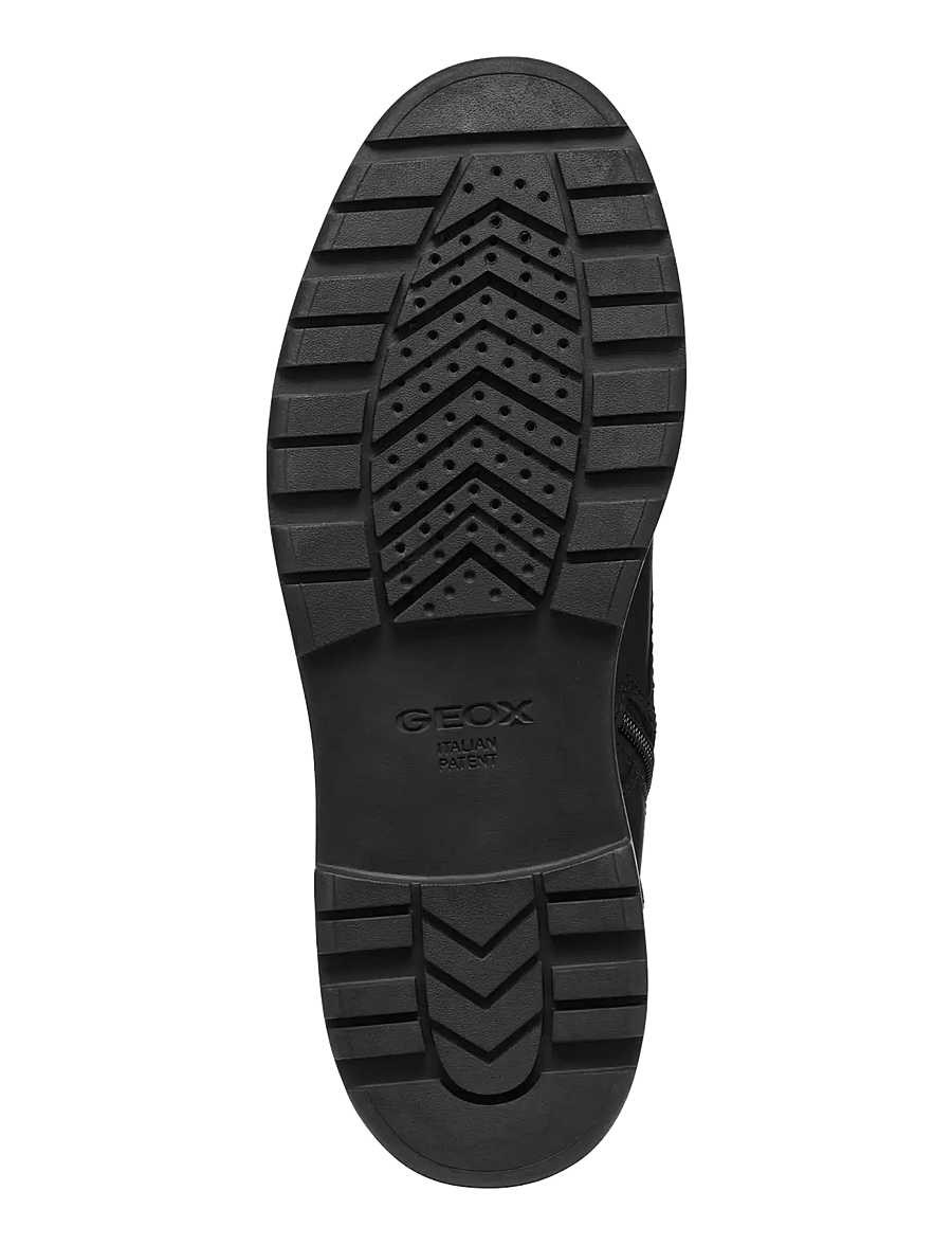 GEOX - U ANDALO C - kängor med snörning - black - 3