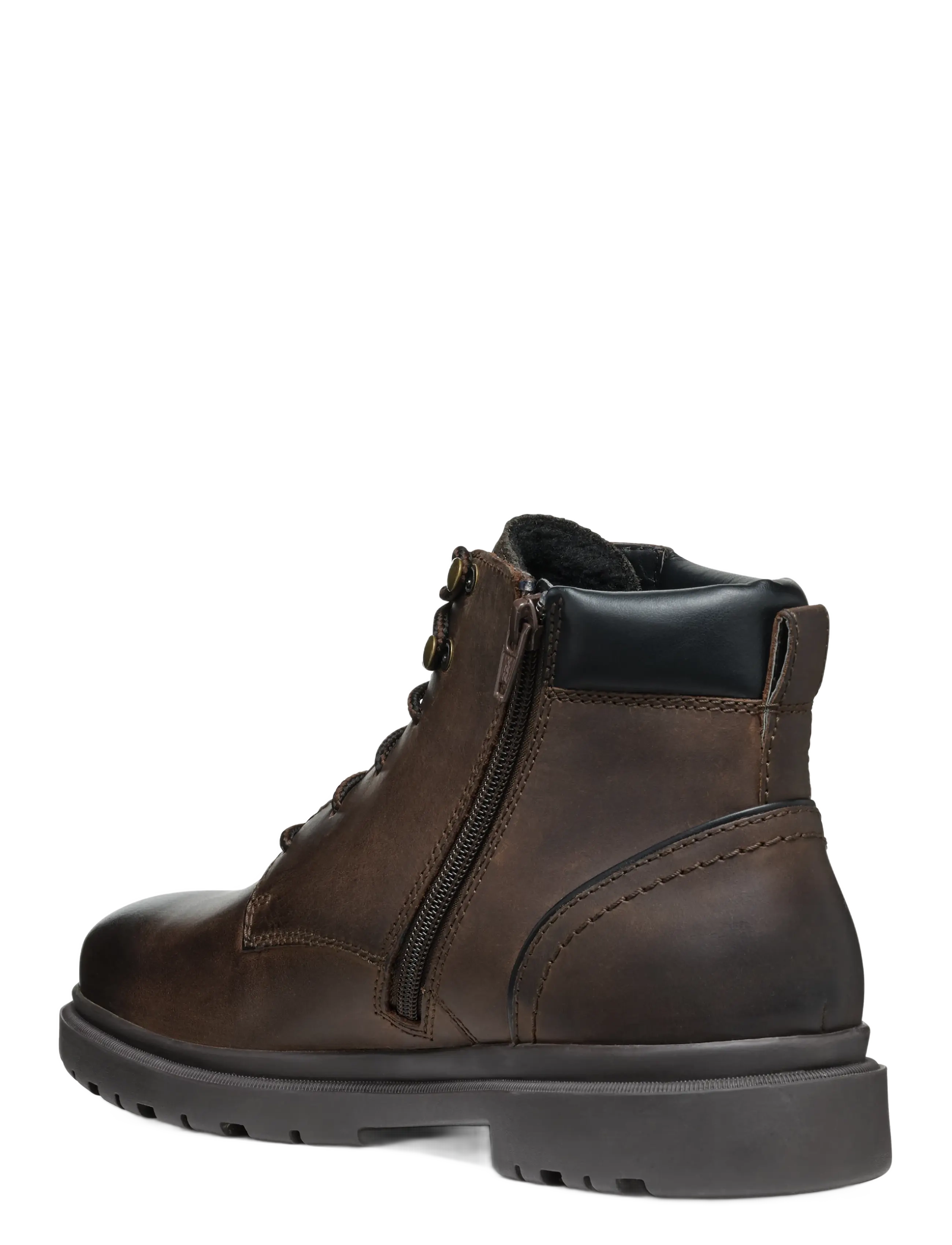 GEOX - U ANDALO C - kängor med snörning - coffee - 2