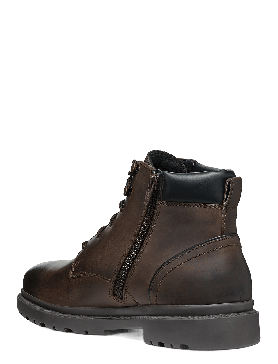 GEOX - U ANDALO C - kängor med snörning - coffee - 2