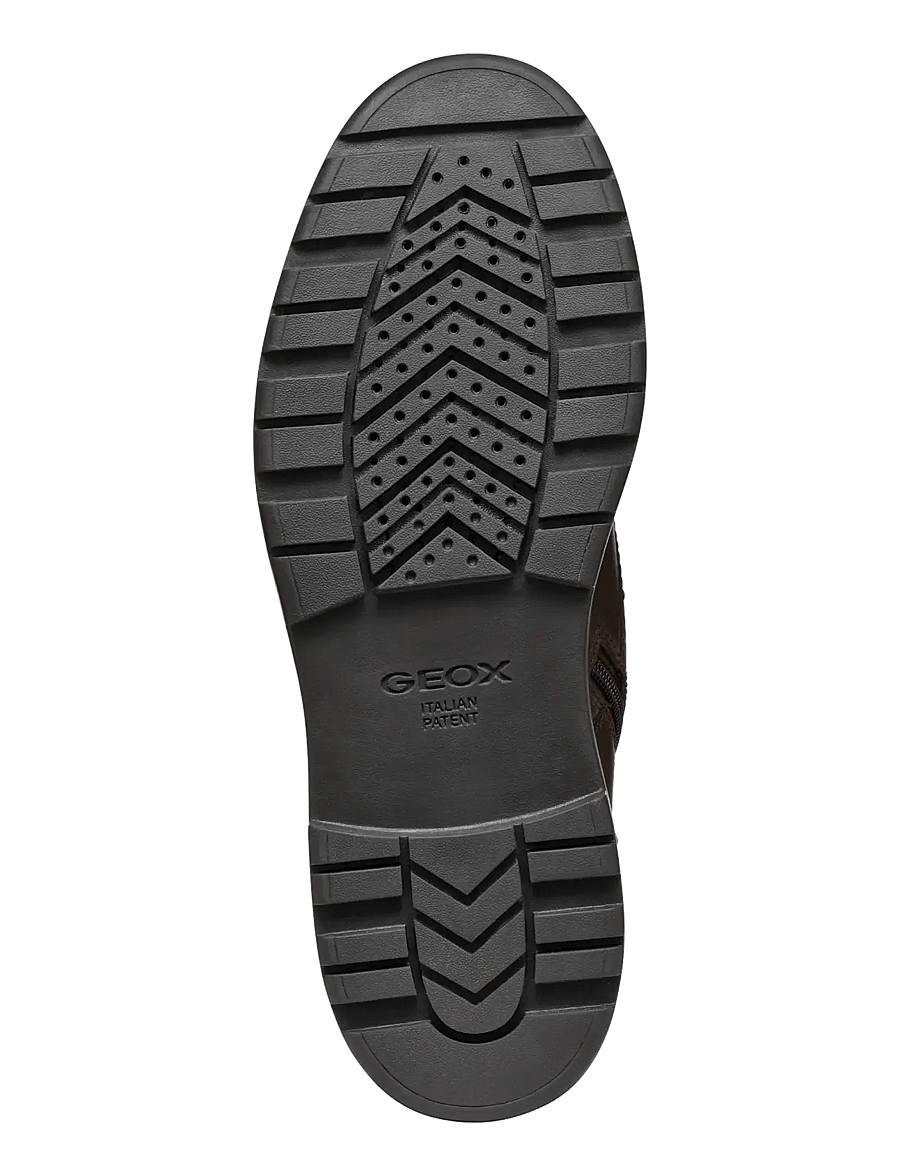 GEOX - U ANDALO C - kängor med snörning - coffee - 4